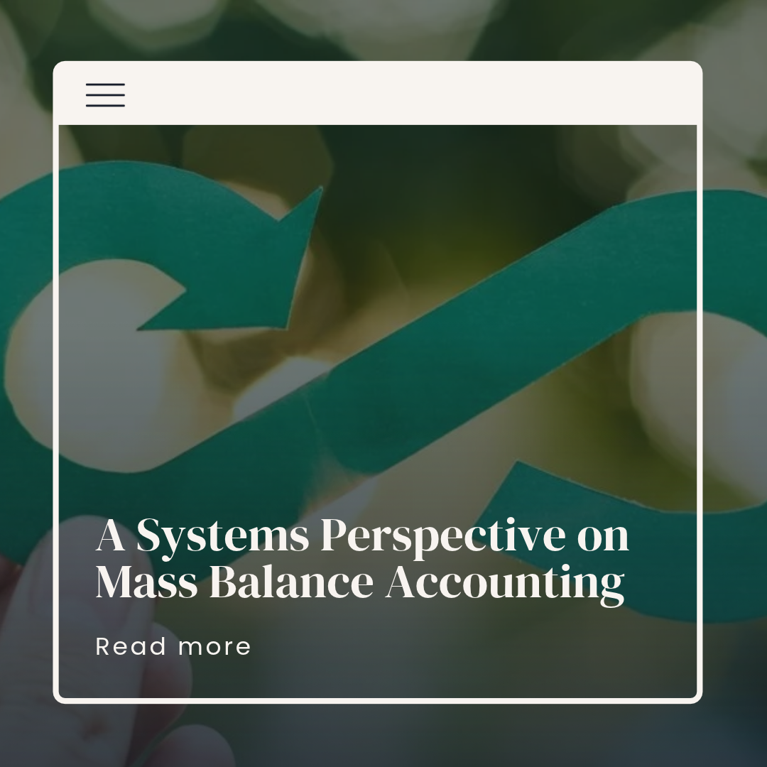 A Systems Perspective on Mass Balance Accounting&nbsp;