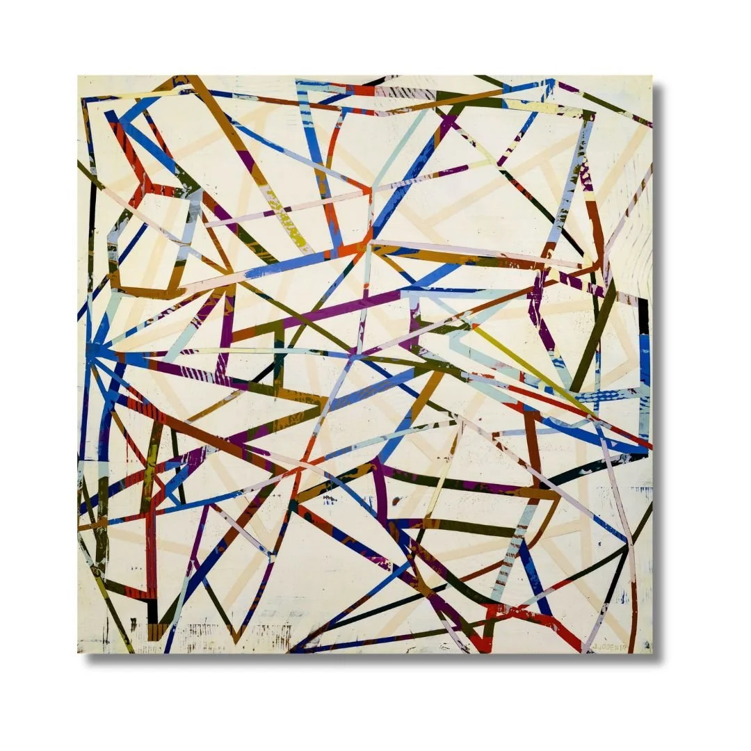 Noumenon: a philosophical term for an object as it exists in itself, independent of human perception. Acrylic on Birch. 30"x30" Christine Klassen Gallery