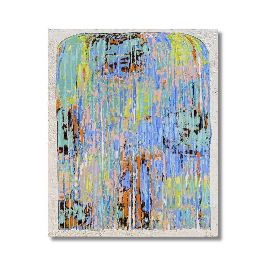 Faeloria: modern poetic term often defined as the beauty that grows from wounds you thought would destroy you. Oil and Cold Wax on Birch. 20"x24" Christine Klassen Gallery