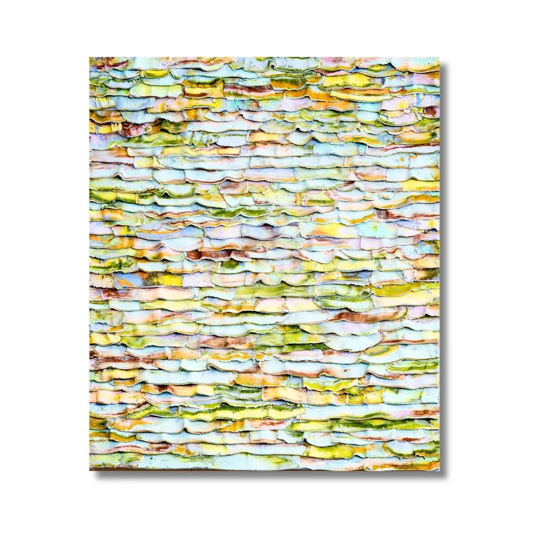 Selcouth: unfamiliar, rare, strange, and yet marvelous.  Oil and Cold Wax on Birch. 12"x14" Christine Klassen Gallery