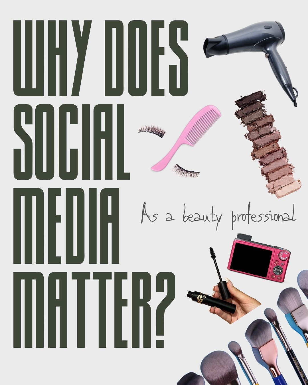 One of the most commonly asked questions I get is &ldquo;why does having social media even matter?&rdquo; 🤨 

✨ And I get it, when you&rsquo;re working behind the chair or on site for 7+ hours a day, servicing multiple clients back to back, the last