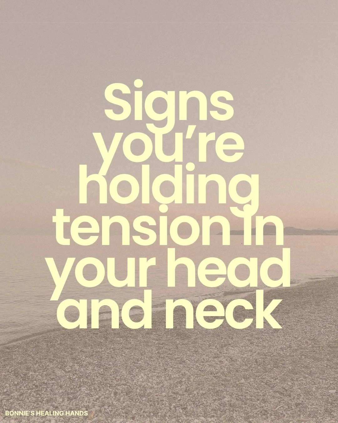 Most people don&rsquo;t realize how much tension they&rsquo;re carrying in their head and neck until it&rsquo;s released.

Headaches that build throughout the day.
Tightness at the base of your skull.
Shoulders that never fully relax.
Jaw clenching y
