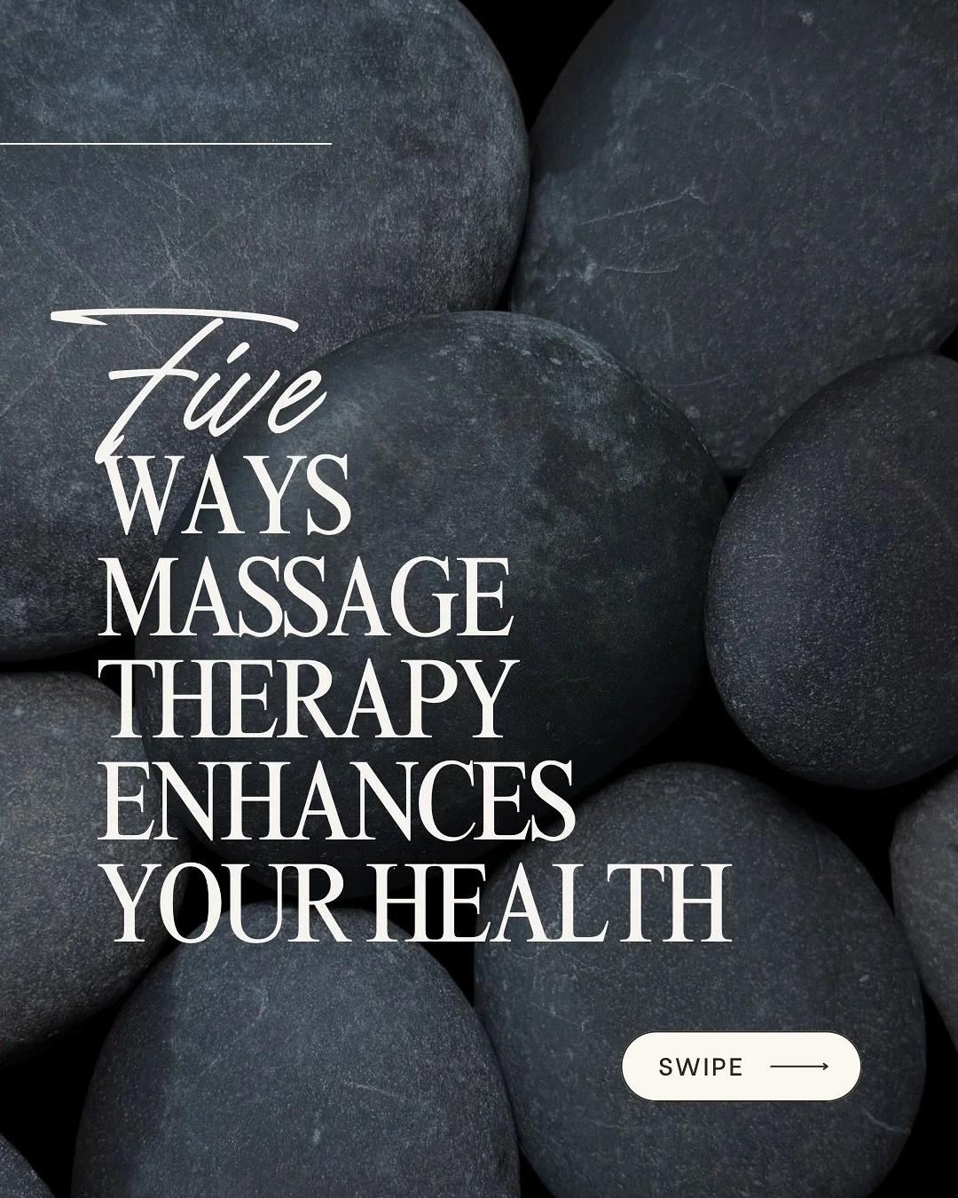 🌿 Massage therapy isn&rsquo;t just for relaxation, it&rsquo;s a powerhouse for your overall health! Swipe through to discover 5 ways it can transform your mind and body.

Tag someone who needs a little self-care and book your appointment today! 

💻
