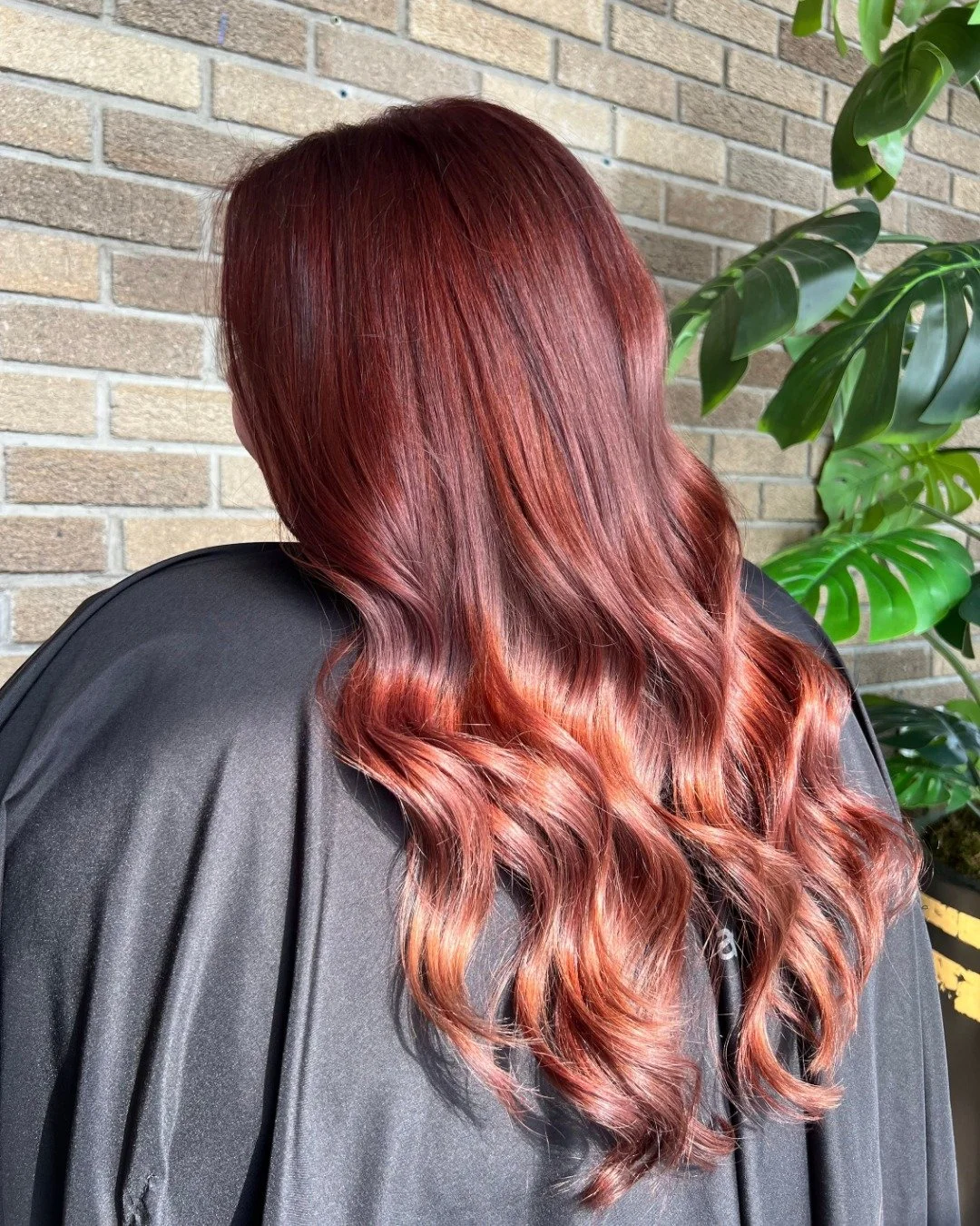 red reset ❤️🔥 
full custom color transformation &bull; dimensional red

We shifted from a solid blonde to a warm, reflective red that enhances her skin tone and adds softness through the mids + ends. We kept her roots rich and her previous blonde ad