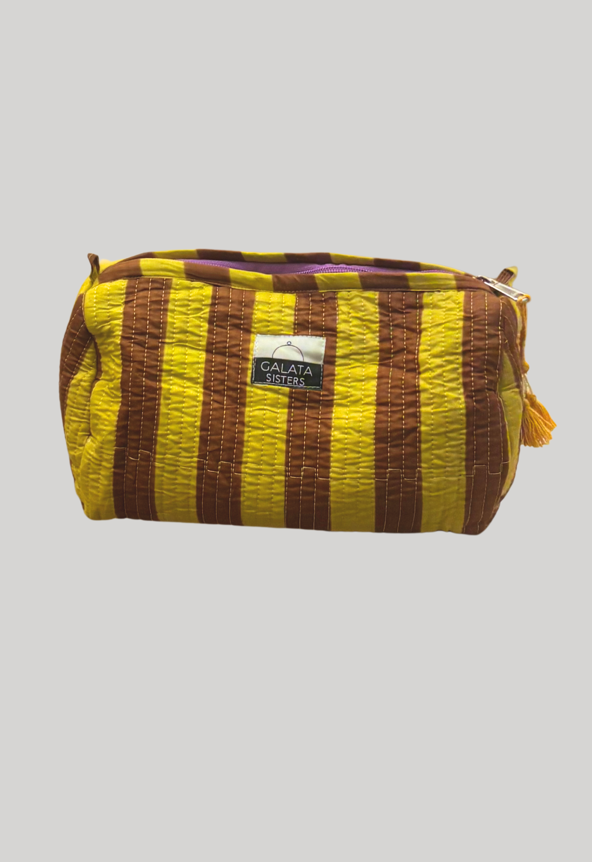 NECESER ARUBA MARRÓN & MOSTAZA