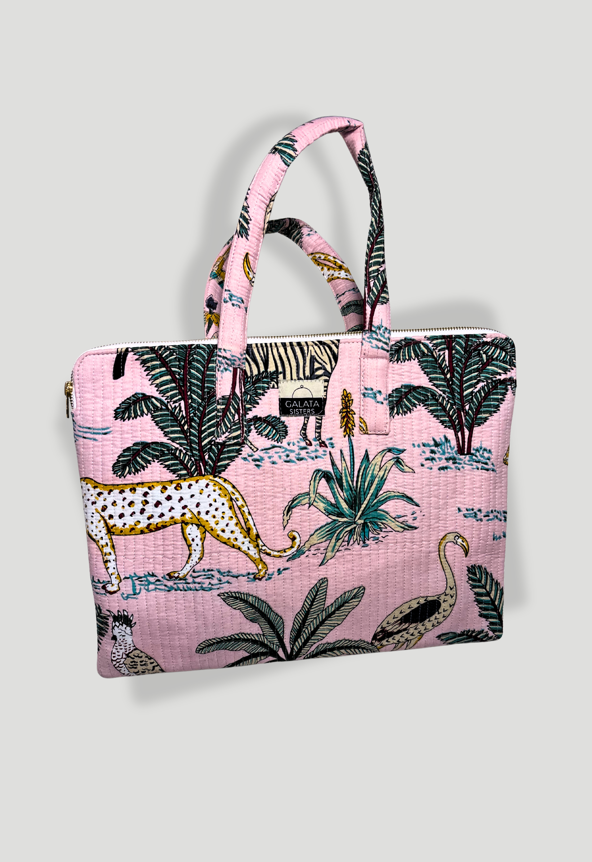 FUNDA PORTÁTIL ALGODÓN MALVA