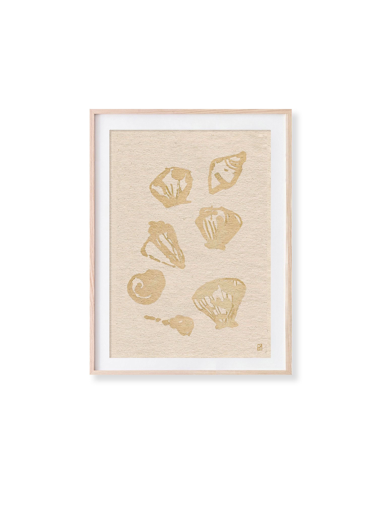 Shell Collector I | Framed Print on Paper