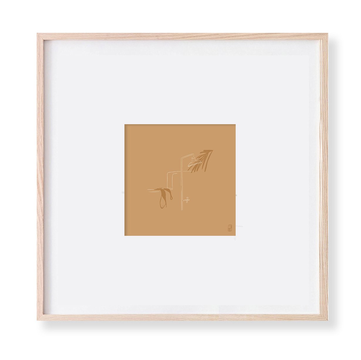 Drip Dry | Framed Print on Paper