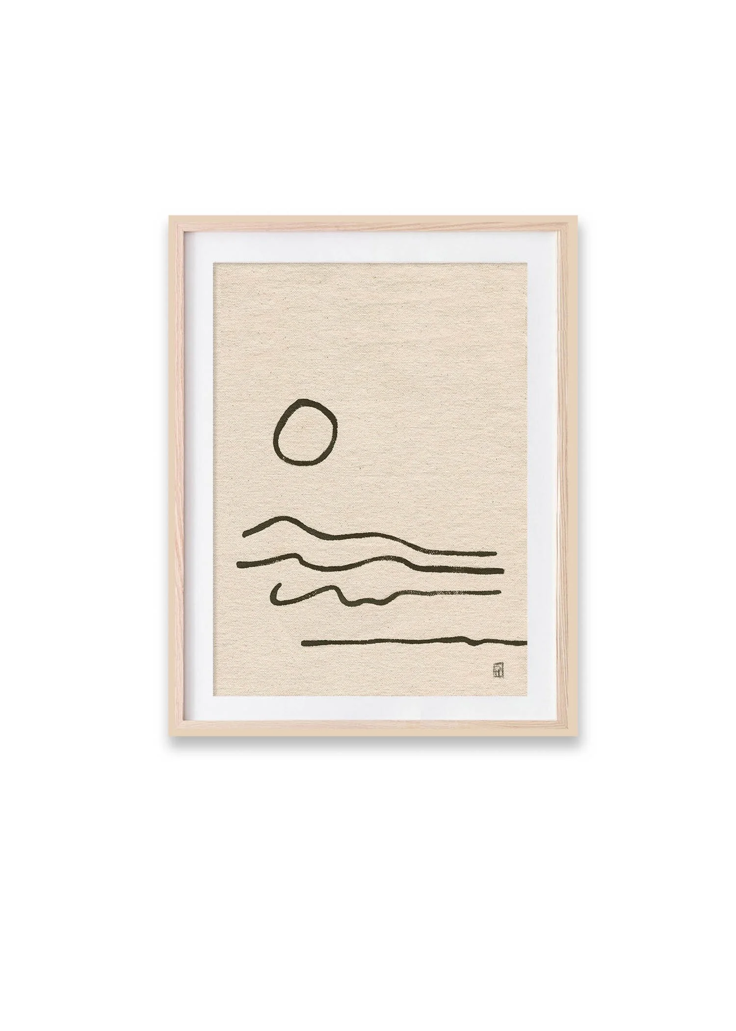 Calm Current | Framed Print on Paper