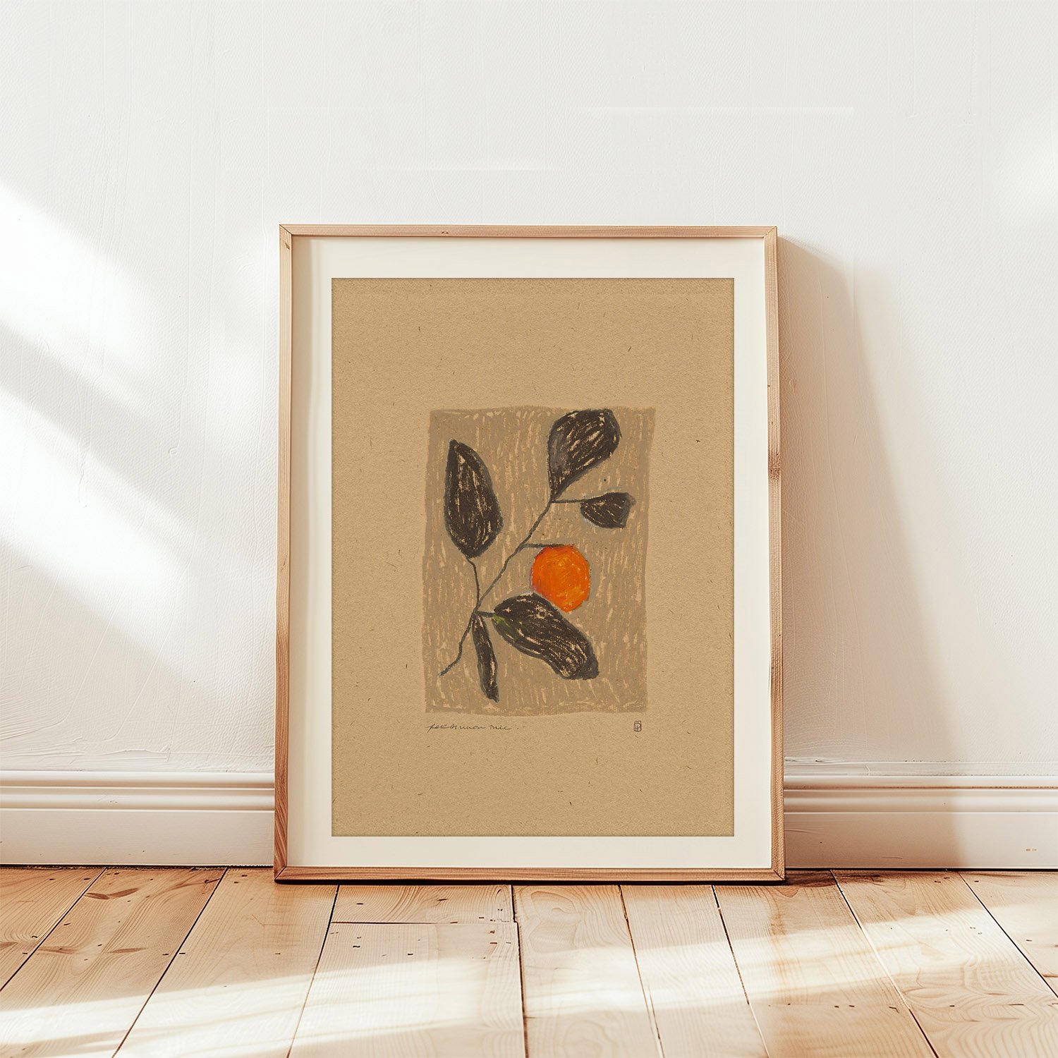 FramedMattedPersimmon.jpg