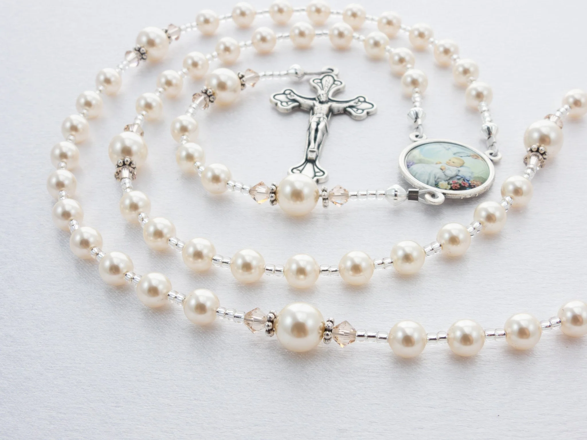 Cream Rosary