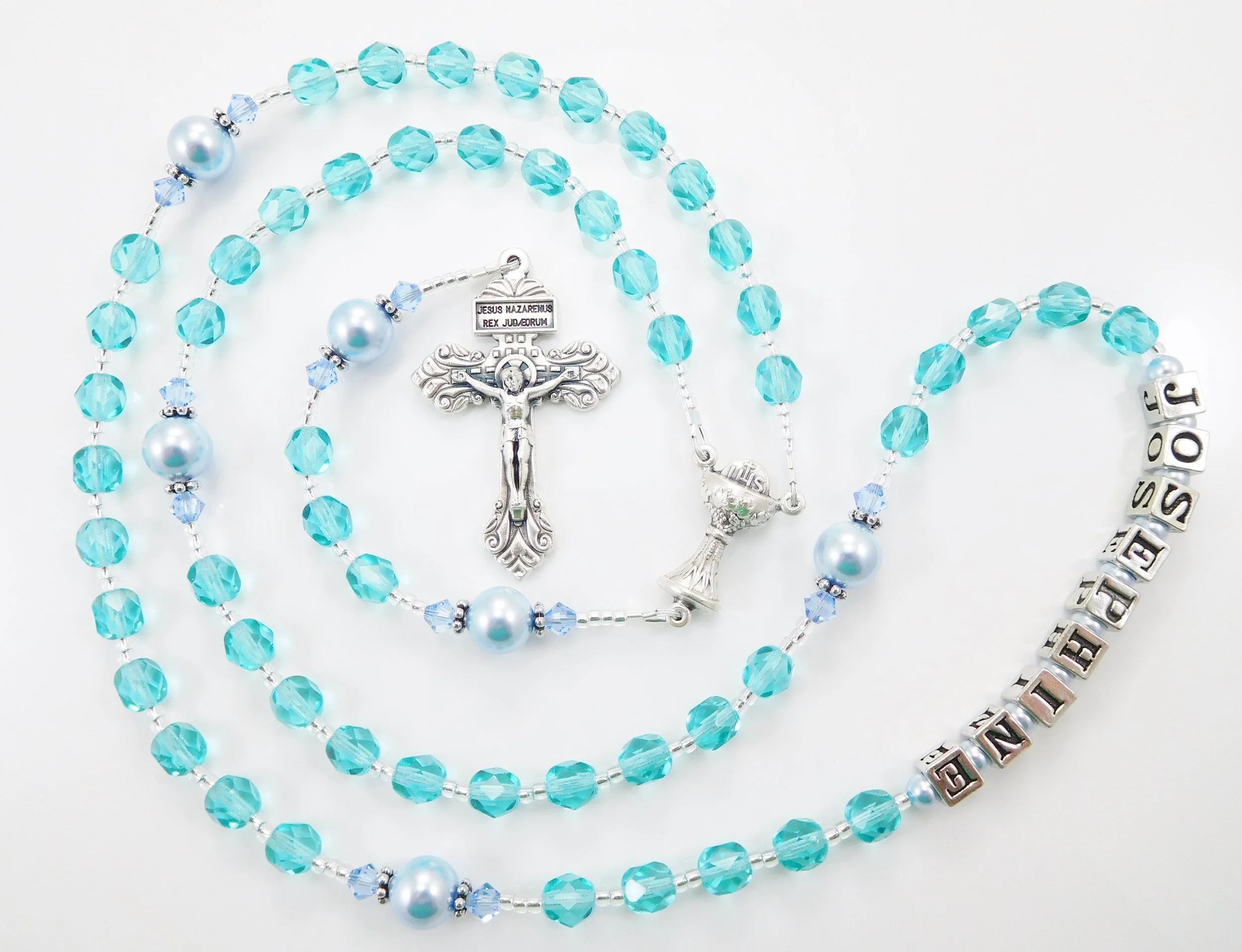 aqua and blue rosary beads gift (2).JPG