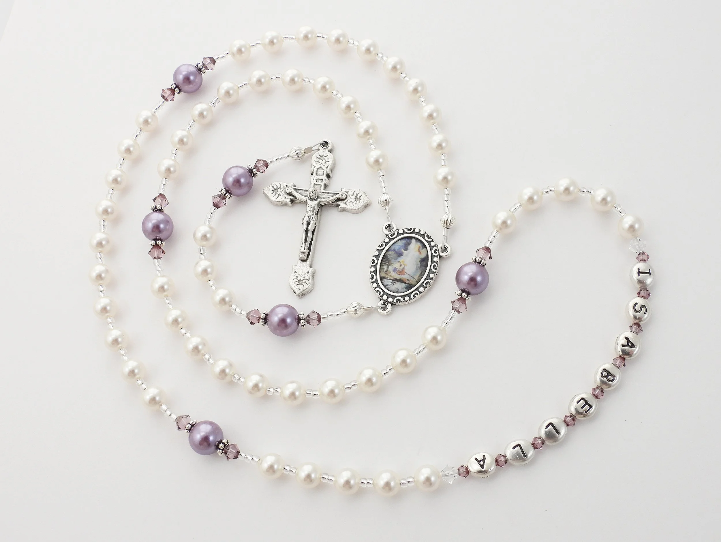 White and Purple Rosary