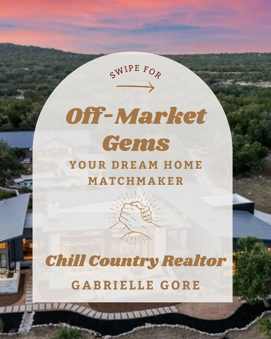 ✨ Dream Home Matchmaker ✨
Each week I share exclusive off-market gems— the kind of Austin + Hill Country property you won’t see scrolling Zillow. Think big oaks, Hill Country views, and space. 
If you’ve been dreaming of a hideaway