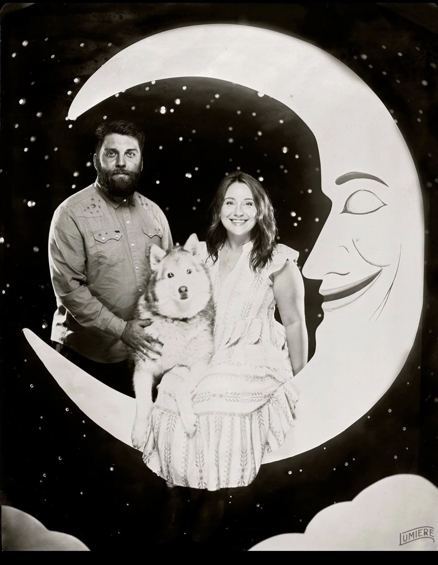 My sun, my moon &amp; all my stars. 🌙☀️✨ @lumiere_tintype