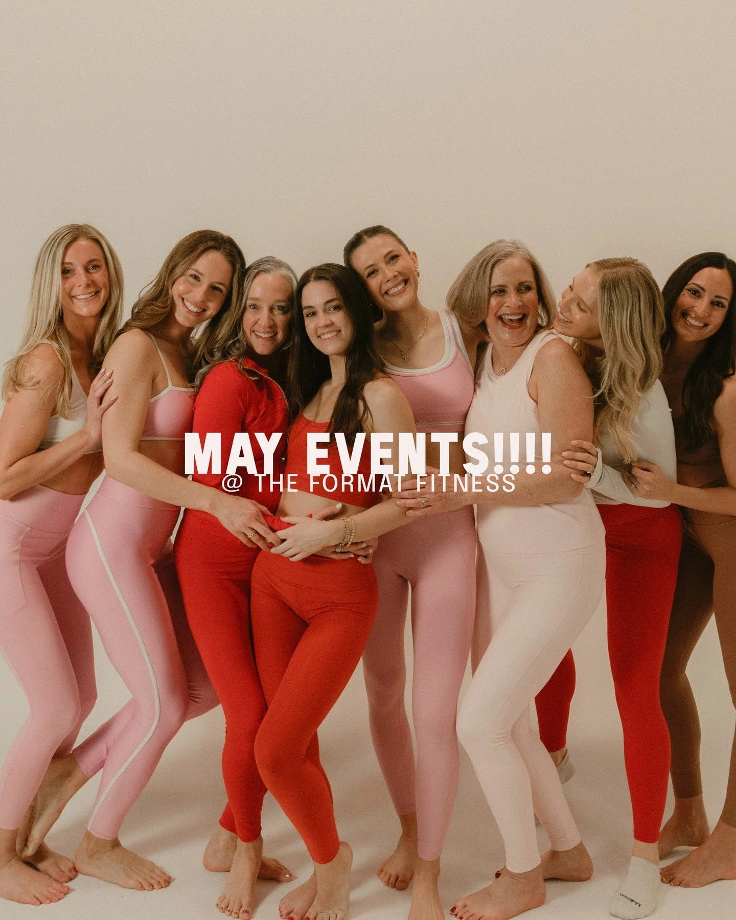 may @ the format (X2 locations) is here ❤️&zwj;🔥⁠
⁠
from the hot room to time with community &mdash; save the dates &amp; head to the link in our bio for more information! ⁠
⁠
may is going to be SO good xx⁠
⁠
#TheFormatFitness #MayEvents #HotPilates