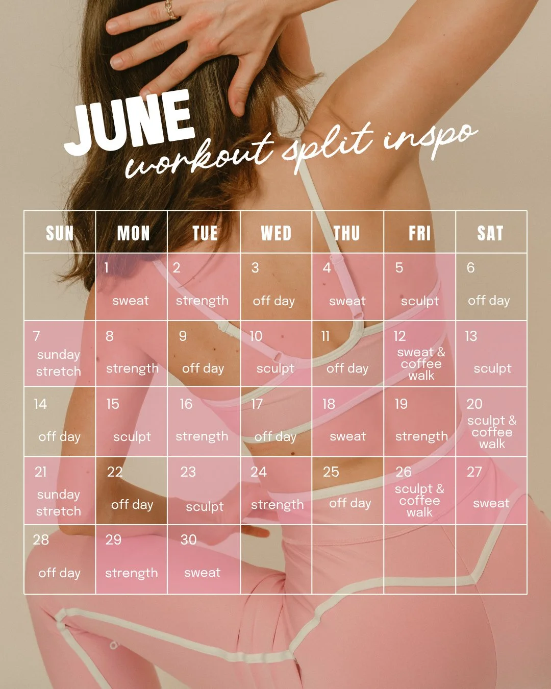 just got our monthly schedule in for june ❤️&zwj;🔥 ready for a hot summer &amp; getting into our favorite routine x ⁠

now's the time to book your june classes!!!
⁠
#theformatfitness #hotpilates #pilatesnashville #workoutsplit