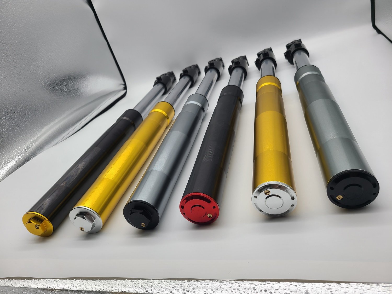 Universal 45/48mm Hydraulic Oil Spring Inverted Front Fork Pairs