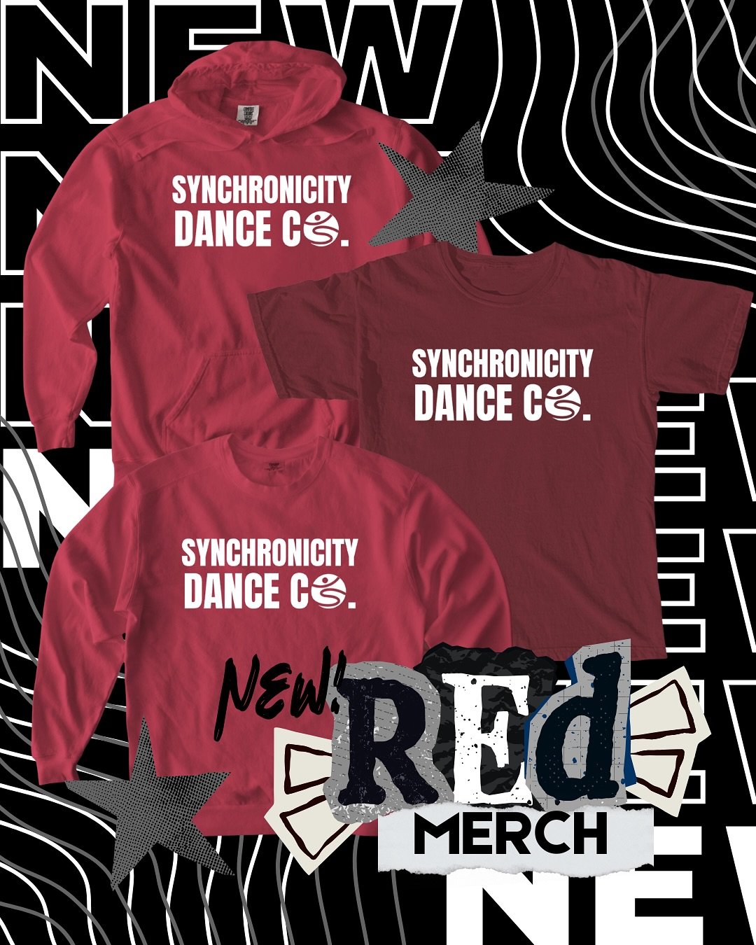 Ask, and you shall receive! &hearts;️‼️🌹💋💃🍒🍎

In a brand new, bright red design, we finally have SDC red sweatshirts! As always, profits from each sweatshirt purchased goes towards the SDC scholarship fund to give back to our community and keep 