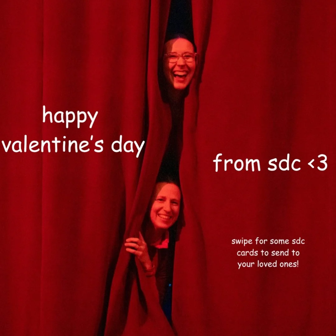 happy valentine's day, from all your friends at sdc. <3