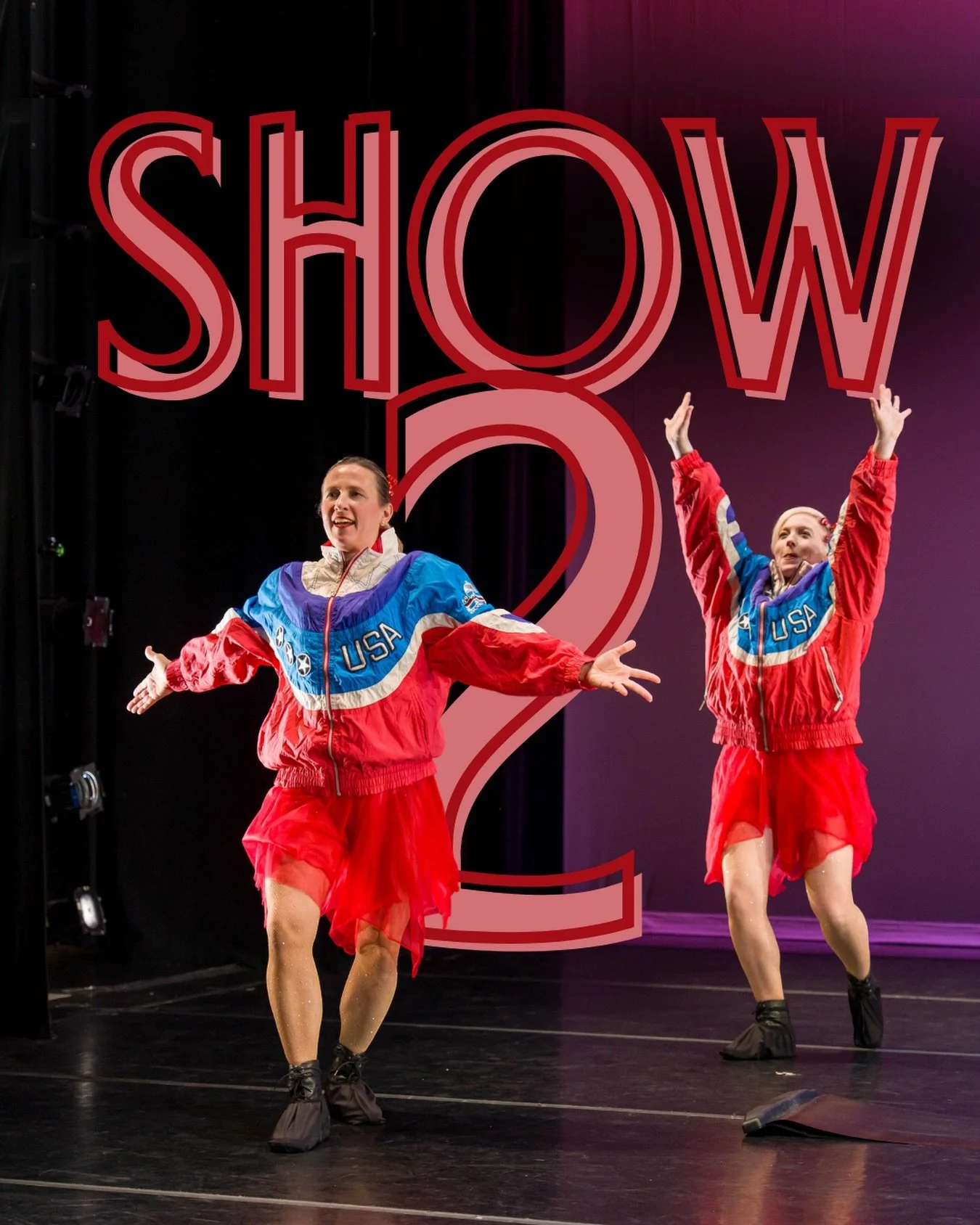 SHOW 2! We are so excited to hit the stage again after an INCREDIBLE opening night. 
Today is extra special too &mdash; it's our incredible director Kristen's birthday! Just when we thought our day couldn't get ANY better. Kristen is so easy to celeb