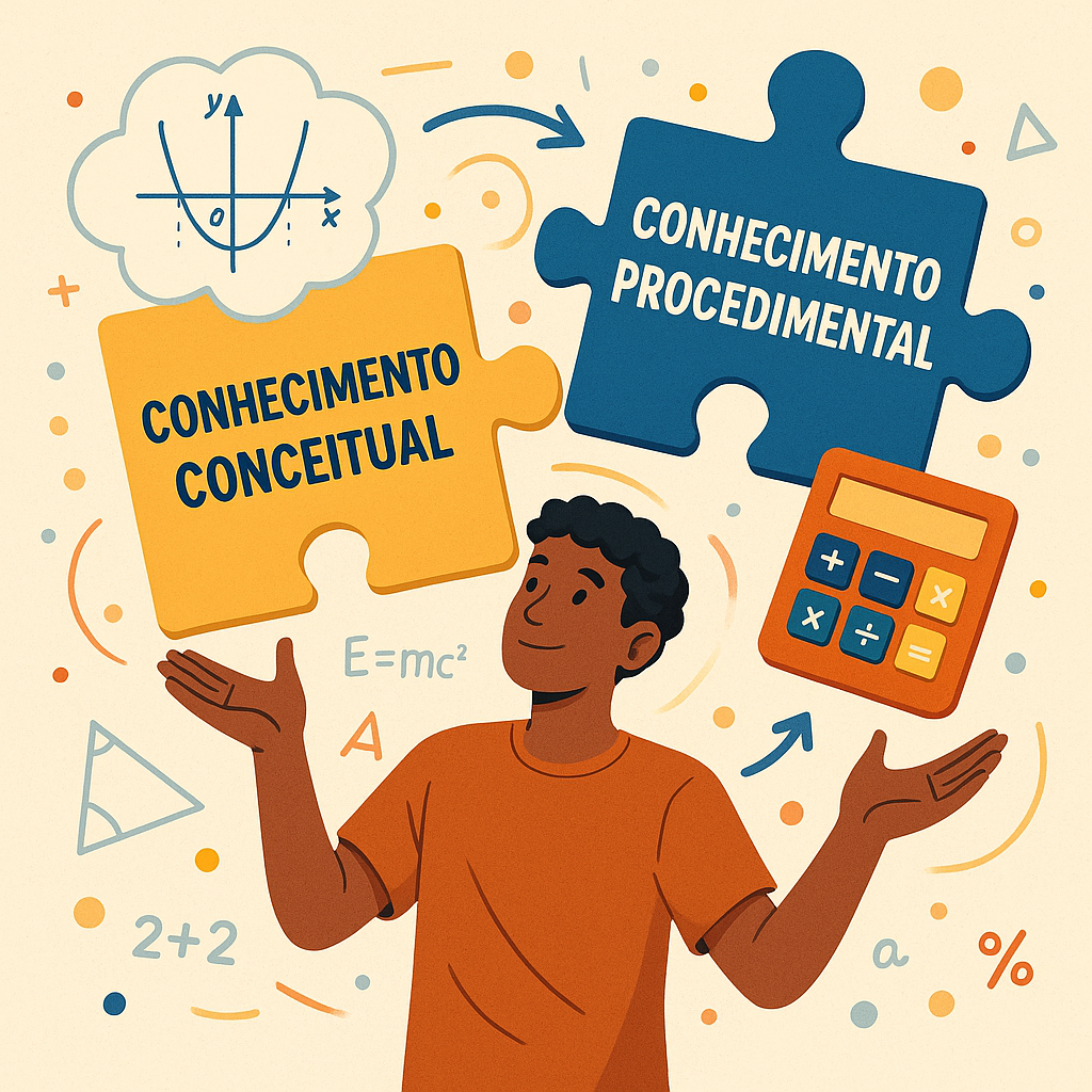 Por que unir conhecimento conceitual e procedimental é essencial para aprender matemática?