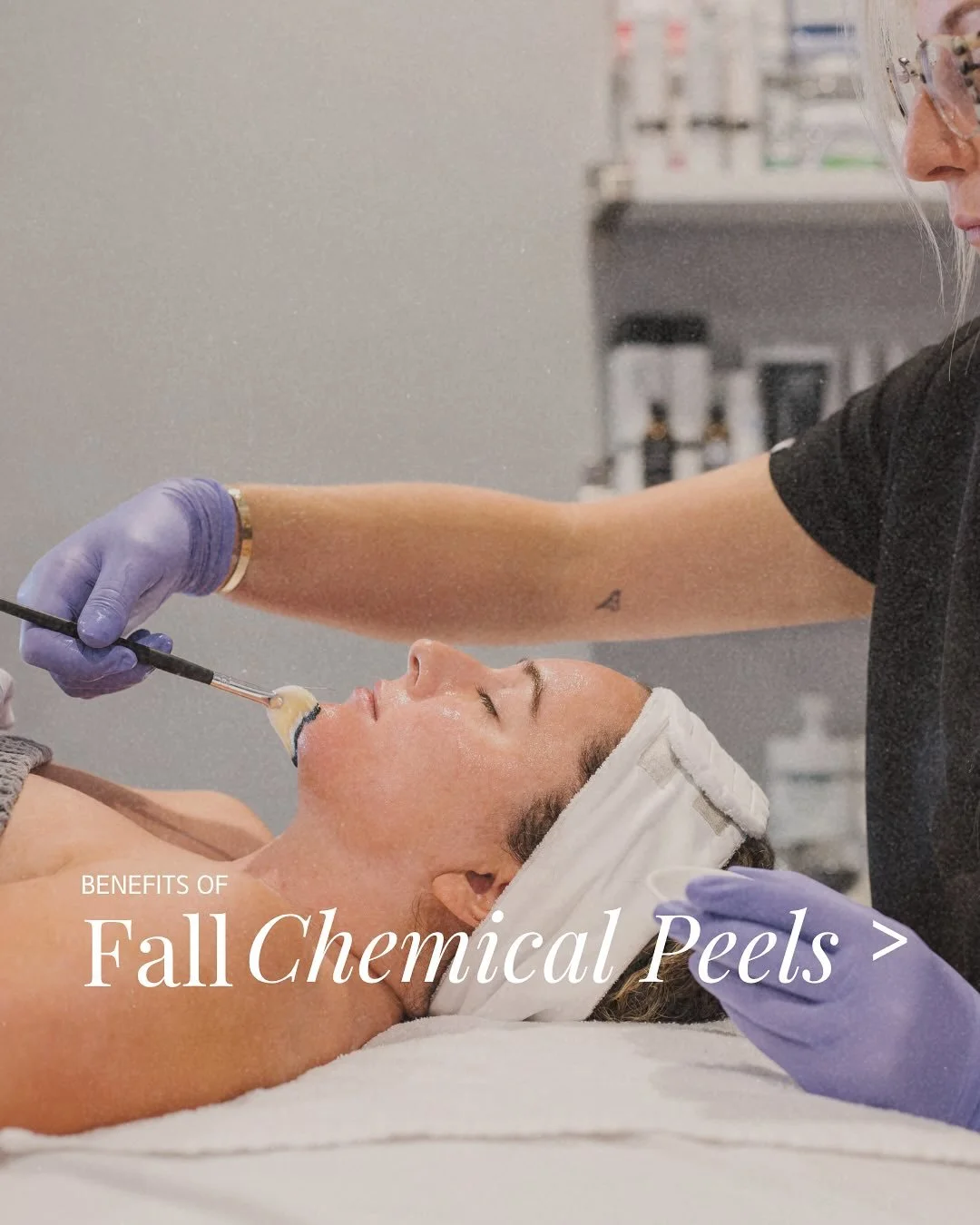 Peel & Reveal this month for just $199 🖤 Give your skin a fresh start with a PCA chemical peel. Brighten, smooth texture, and correct summer sun damage so your skin is glowing well before the holidays!