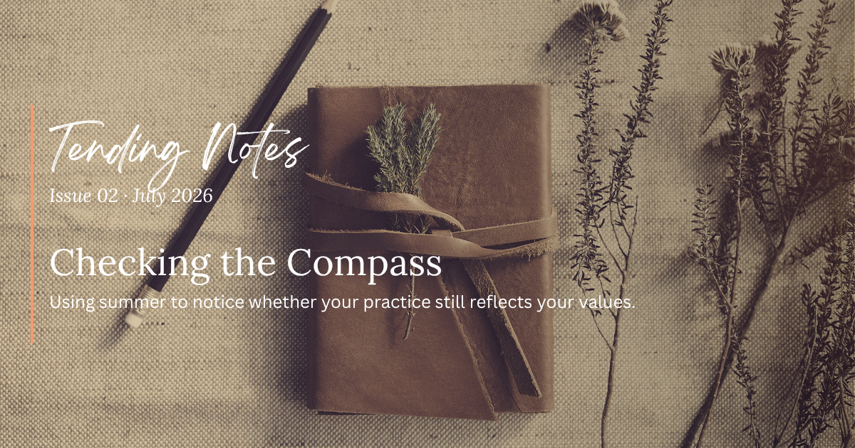 Checking the Compass
