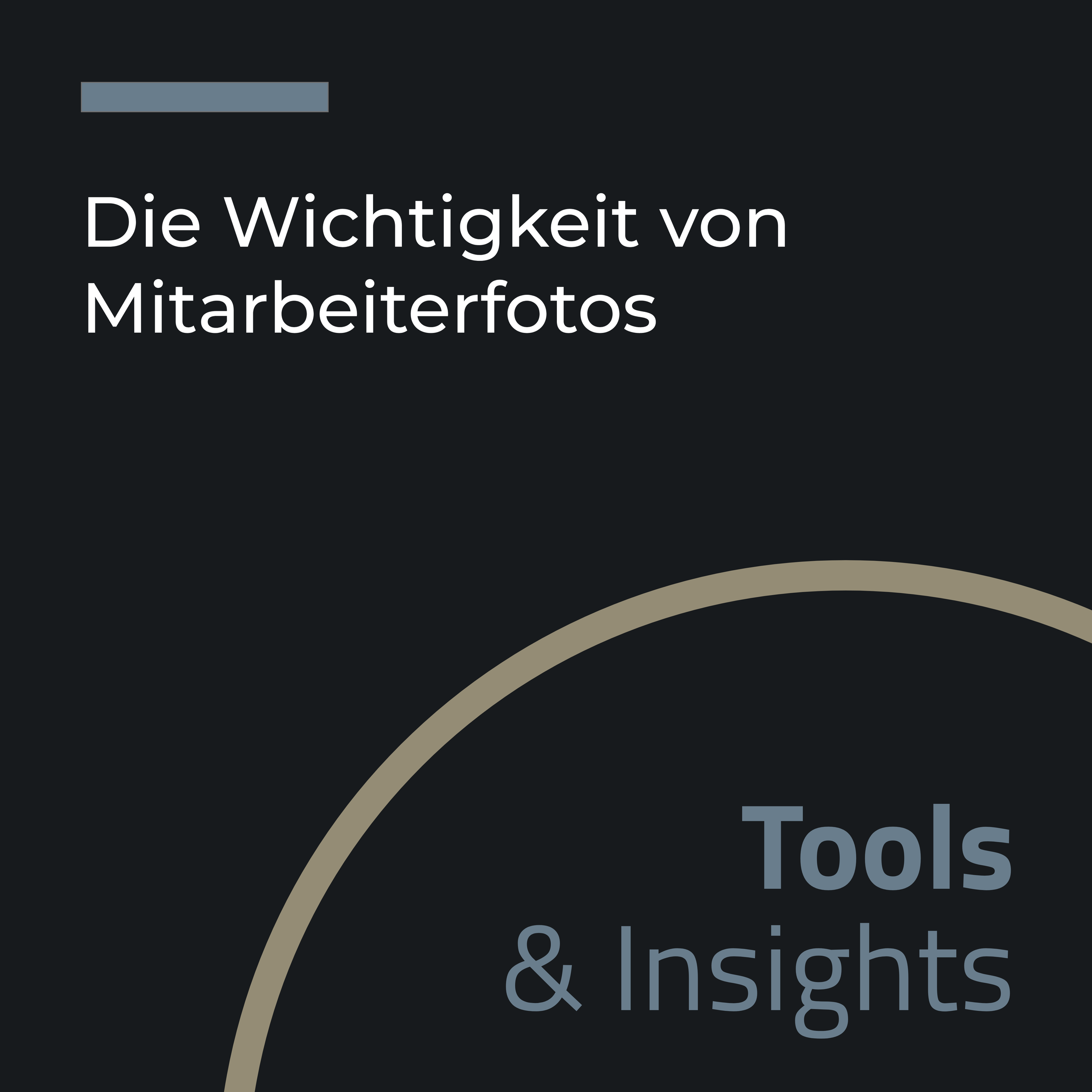 Die Wichtigkeit von Mitarbeiterfotos.