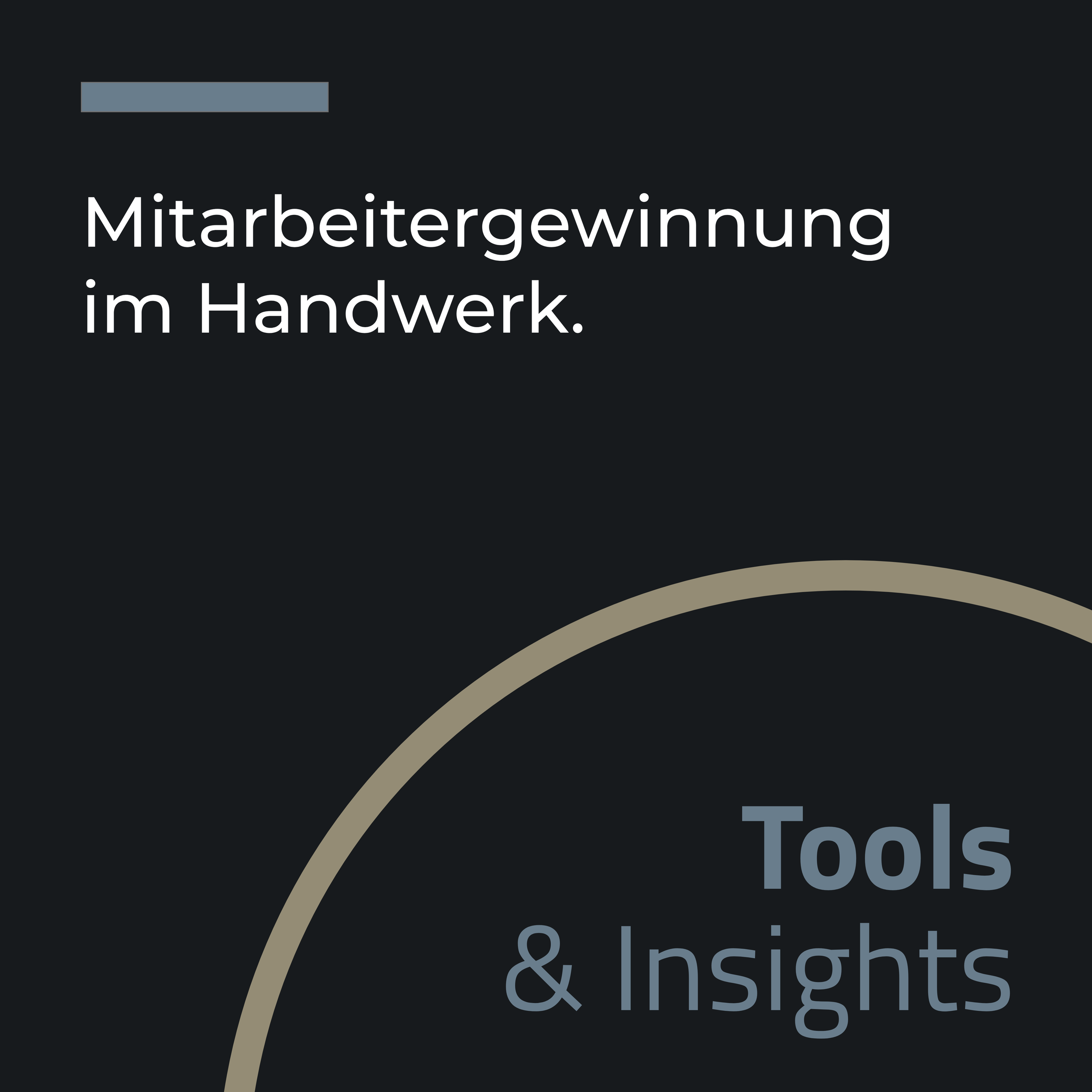Mitarbeitergewinnung im Handwerk.