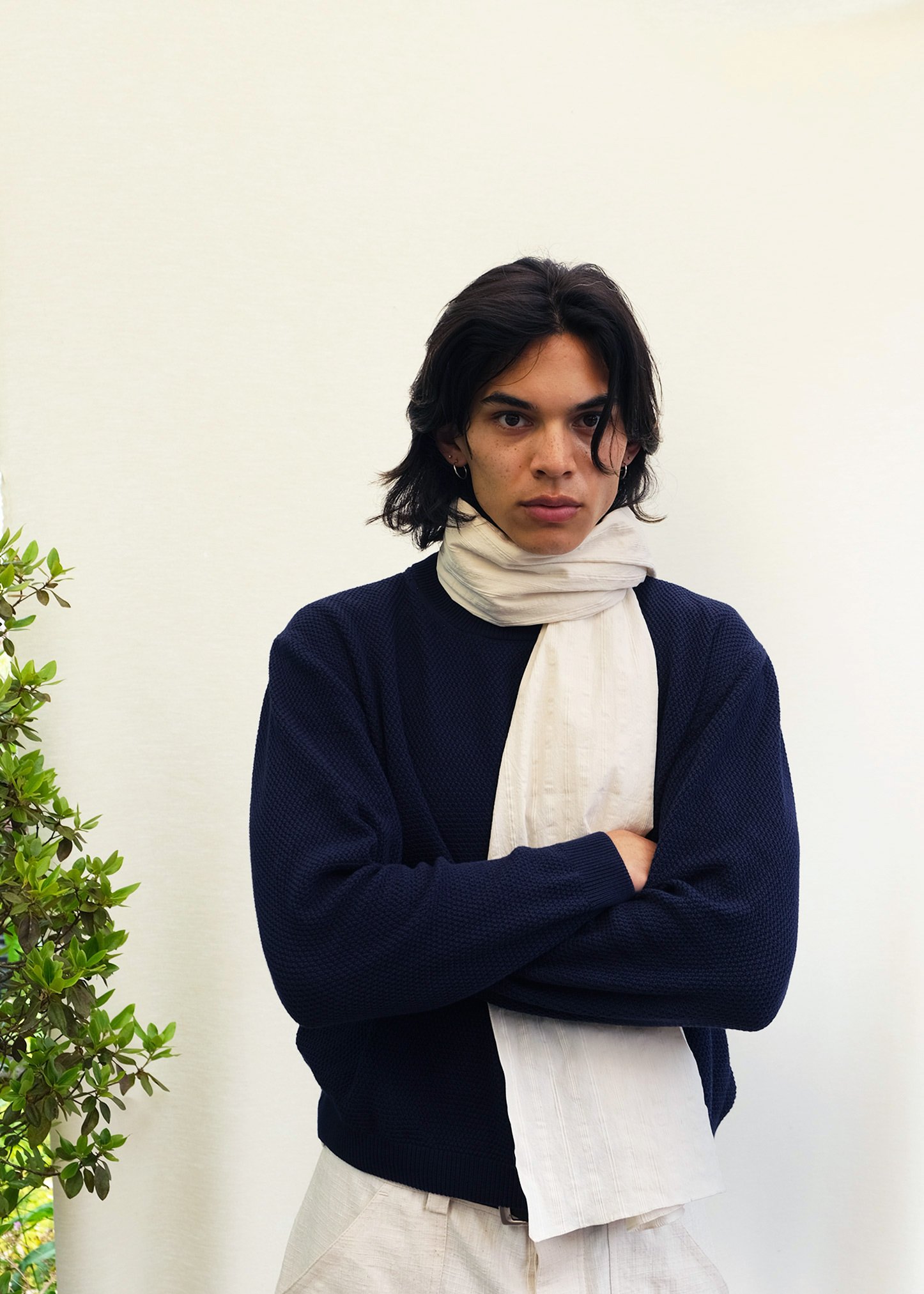 Miles-Leon-SS25-Scarf-Tumbled-Linen-Cotton-Ivory-2.jpg
