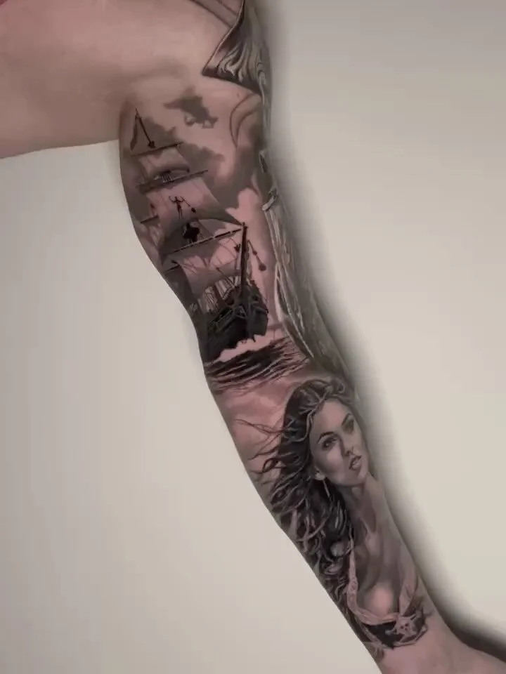 from cover up sleeve to a full cover up on the chest and back. #tattooed #tattooist #tattooartist #bristoltattooartist #coveruptattoos