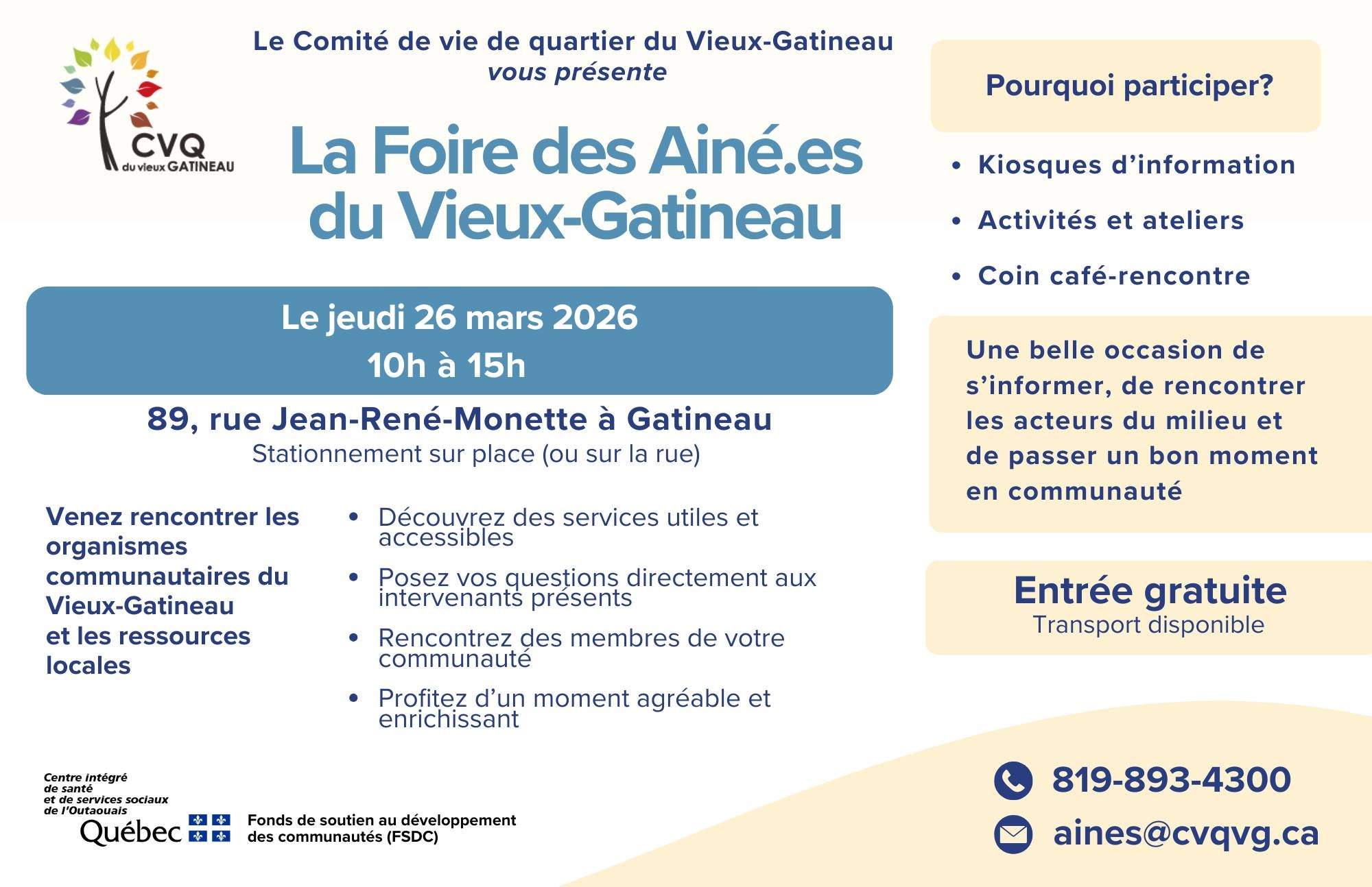 La Foire des Aîné.es 