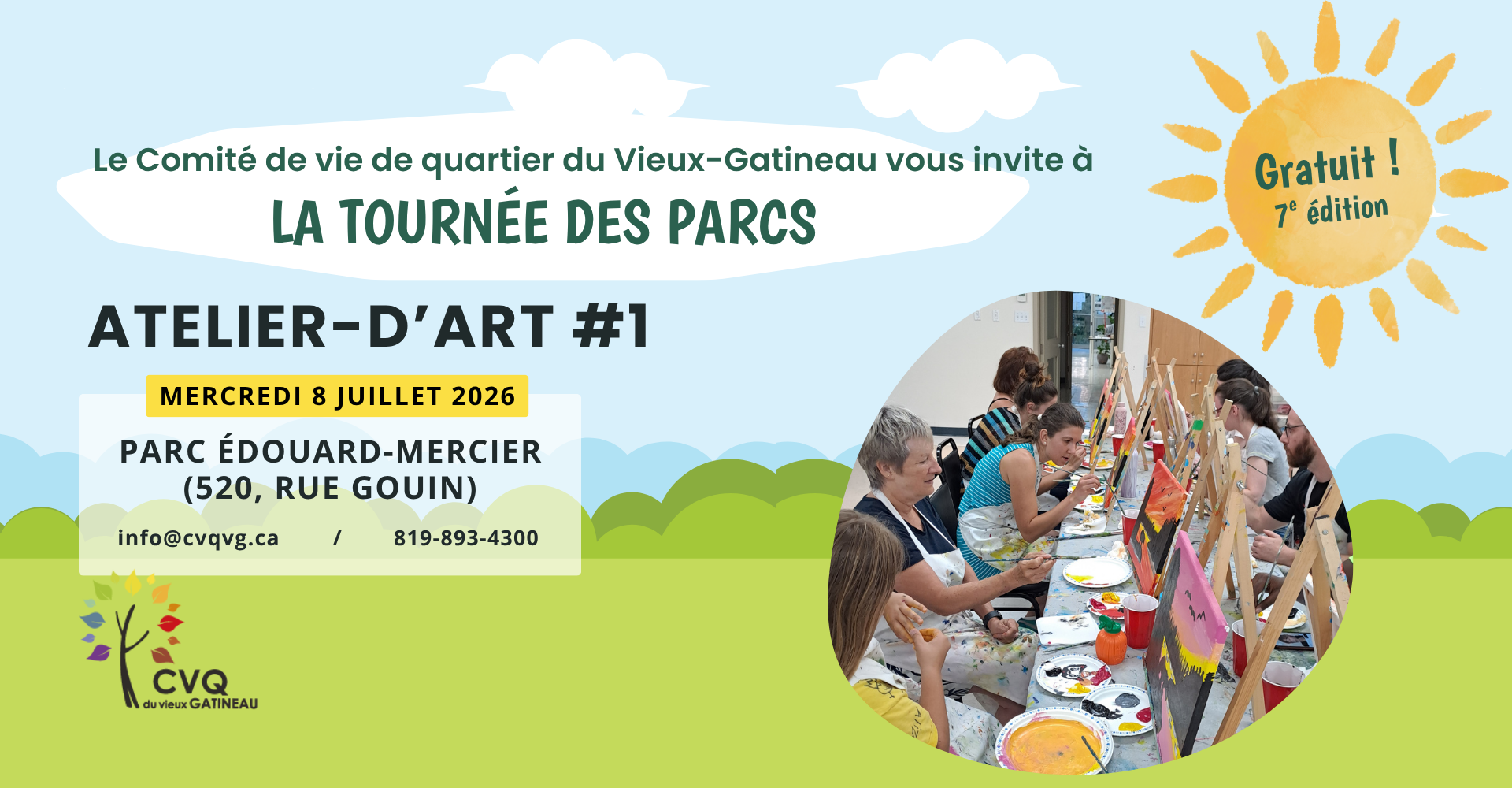 Atelier d’art | La tournée des parcs 2026 