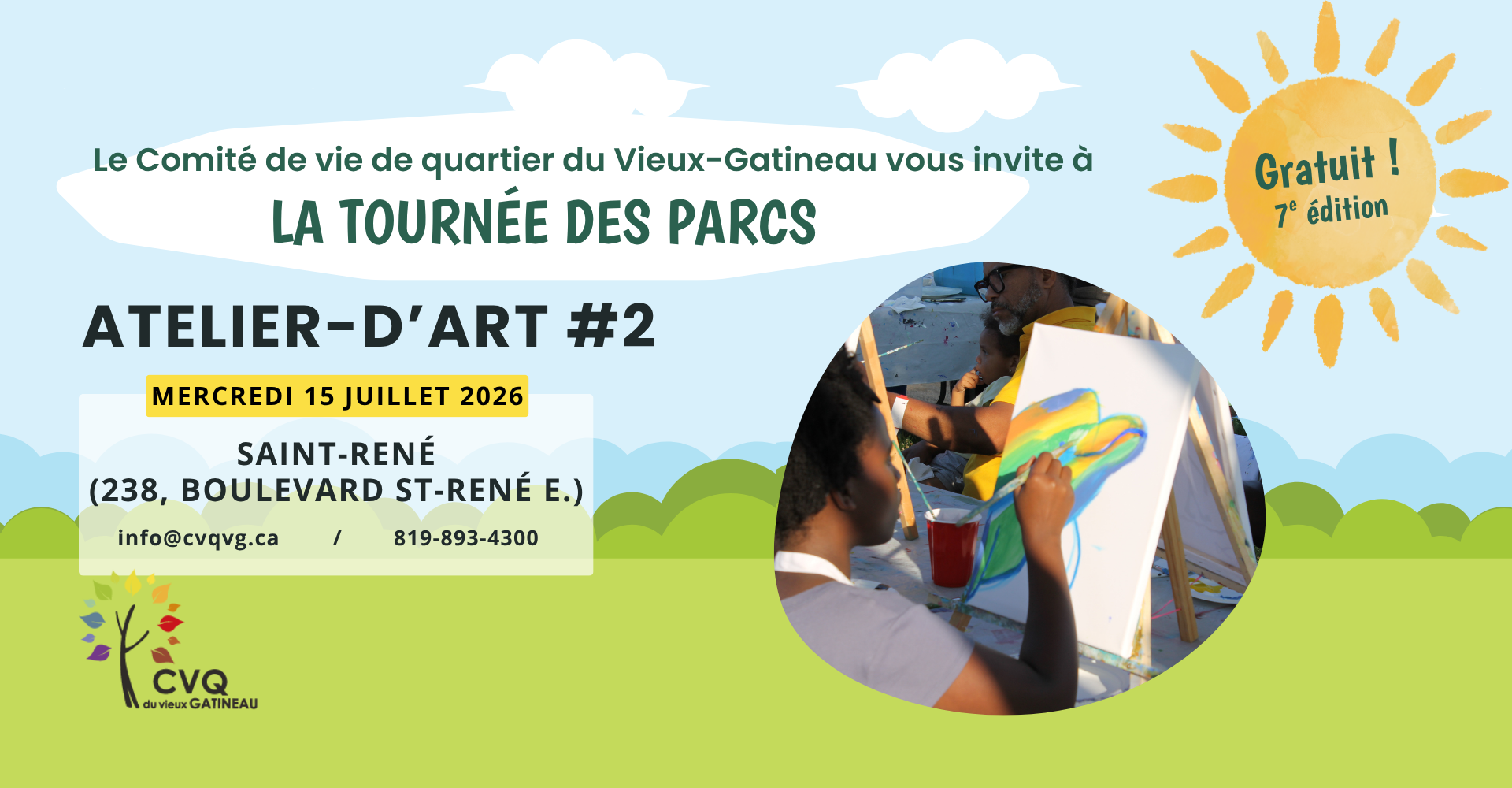 Atelier d’art | La tournée des parcs 2026 