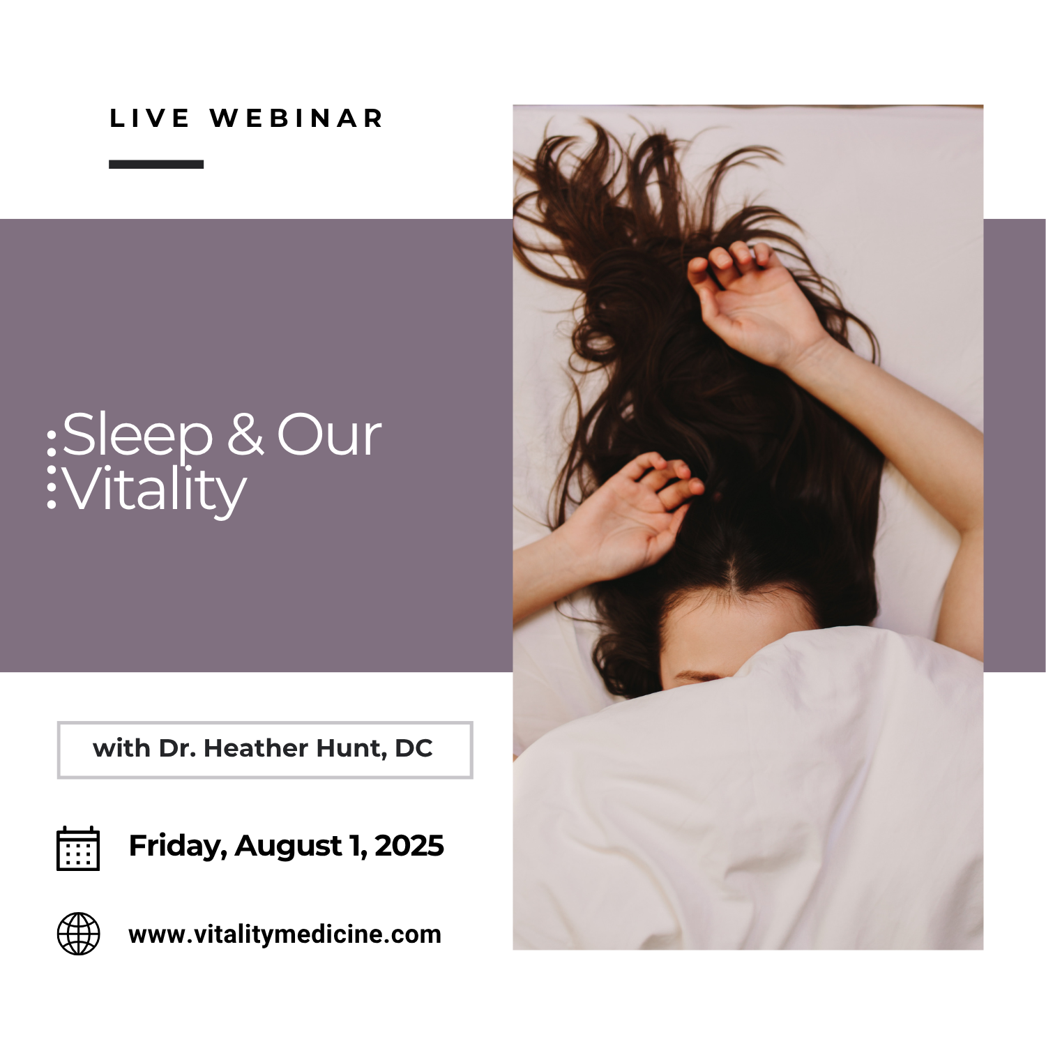 Sleep & Our Vitality