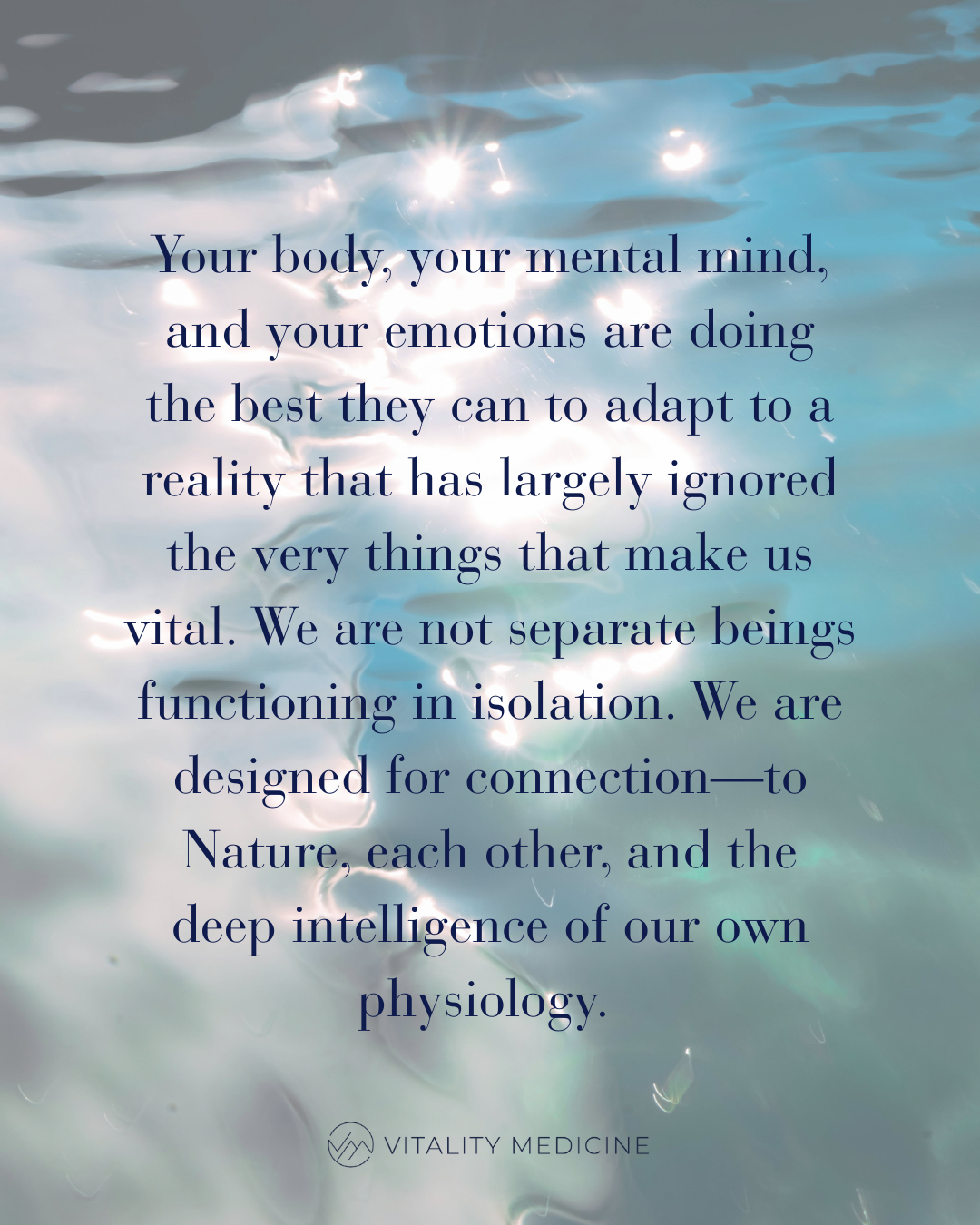 A New Model of Health: Vitality Medicine