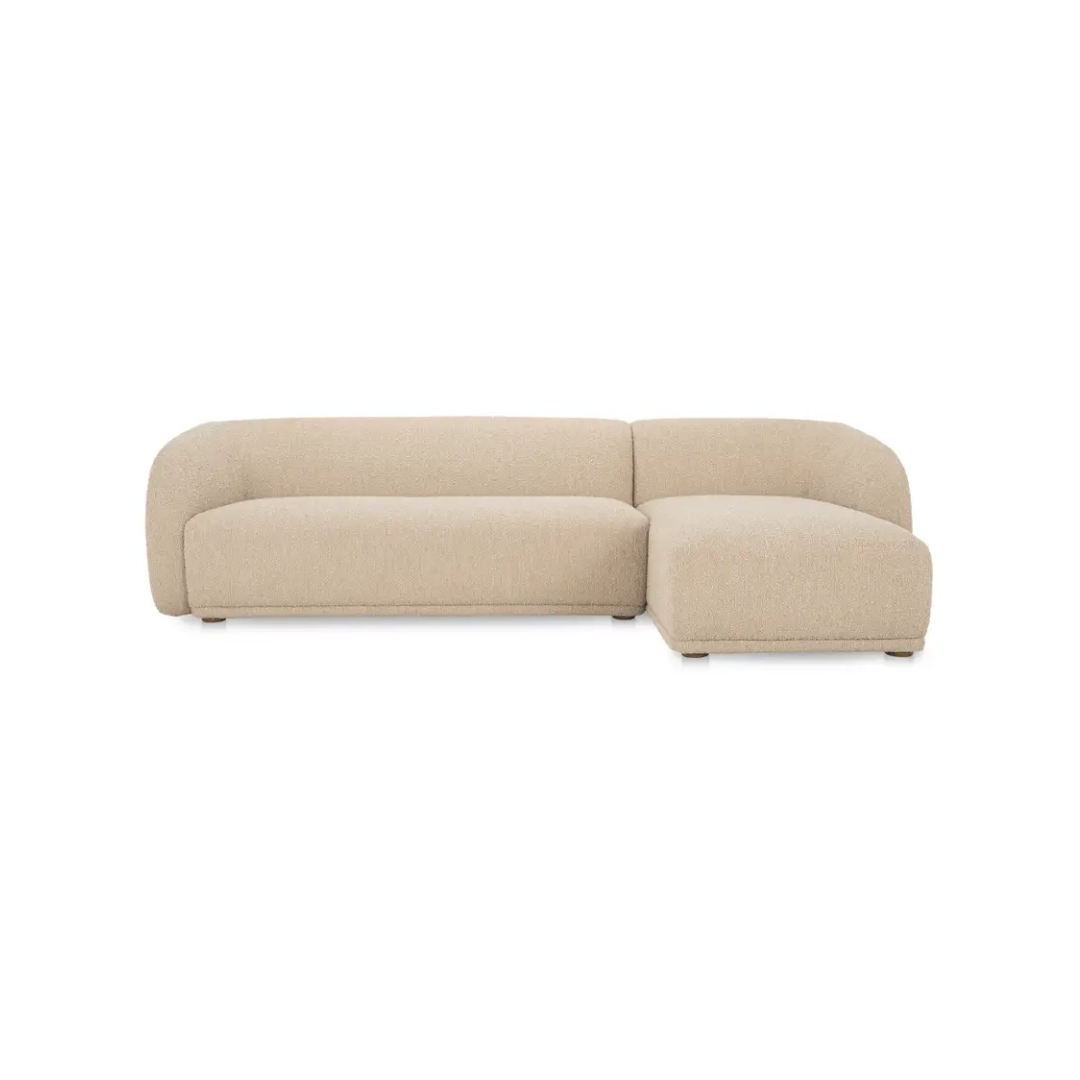 Faye Sectional Sofa Right Beige
