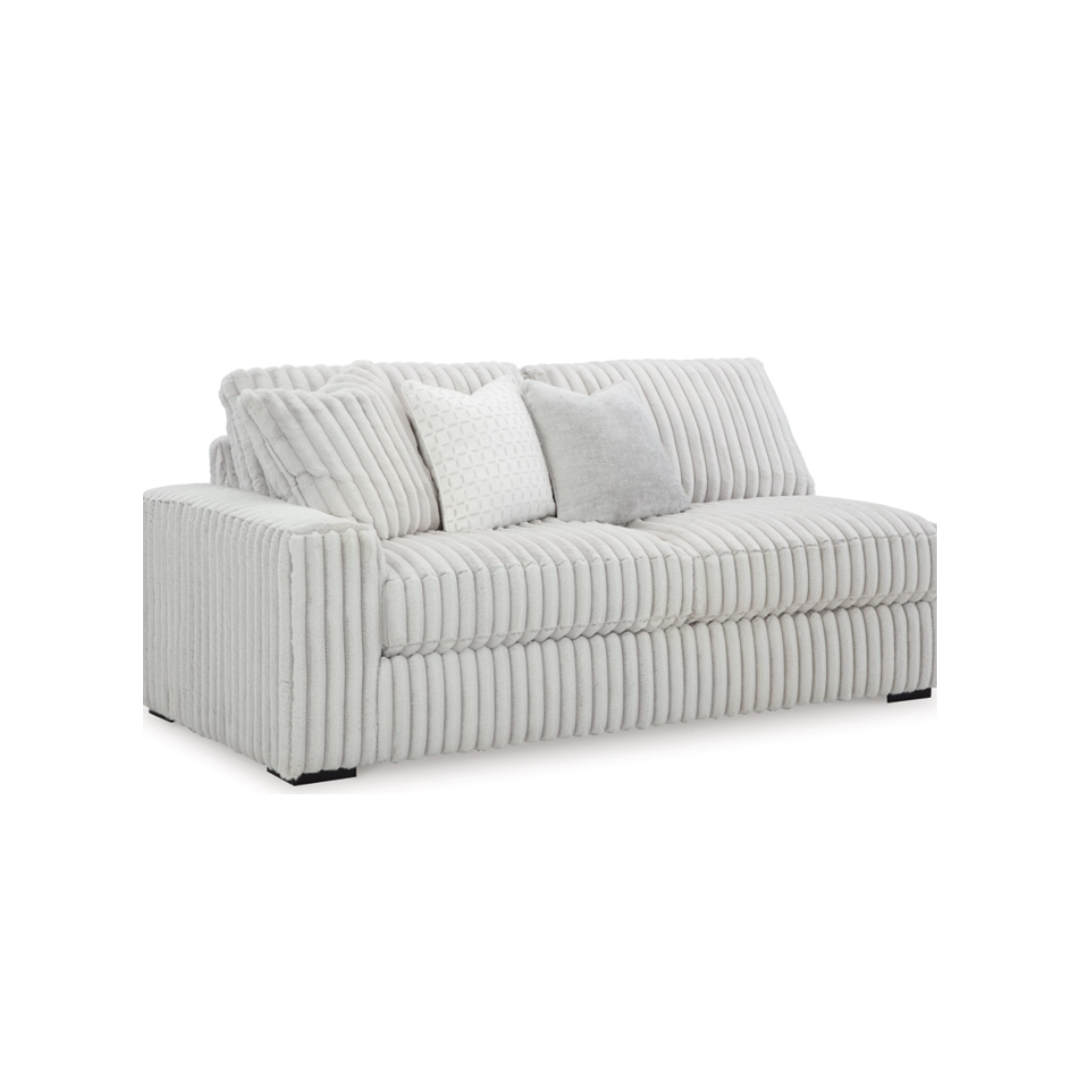 angled view of 2-Piece Sectional Sofa With Jumbo Cord Over Feather-Blend Cushions