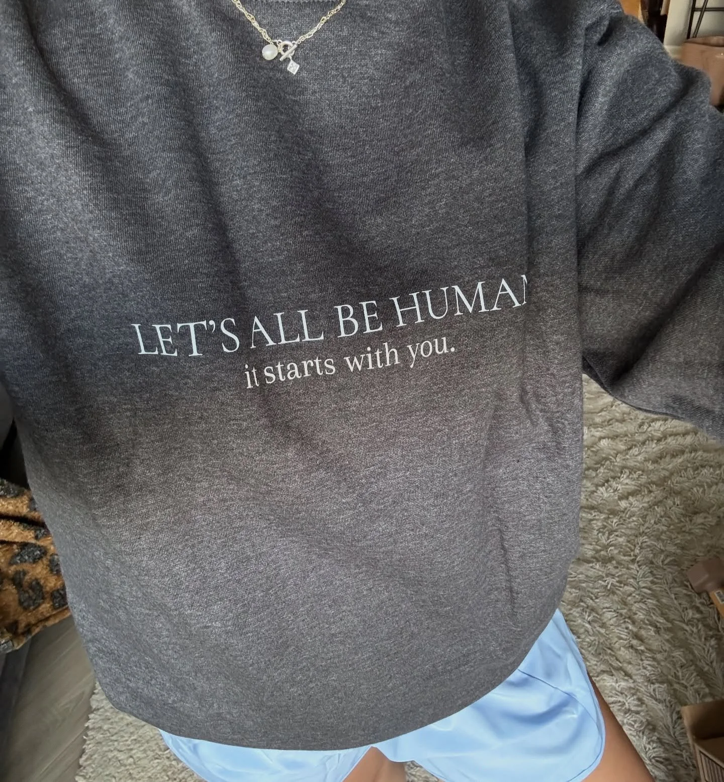 LET&rsquo;S ALL BE HUMAN! If you&rsquo;re up for it - I challenge you to write down one accomplishment you are proud of from this past week. Stick it somewhere you can encourage yourself to keep going and look at as a reminder that the next goal is a