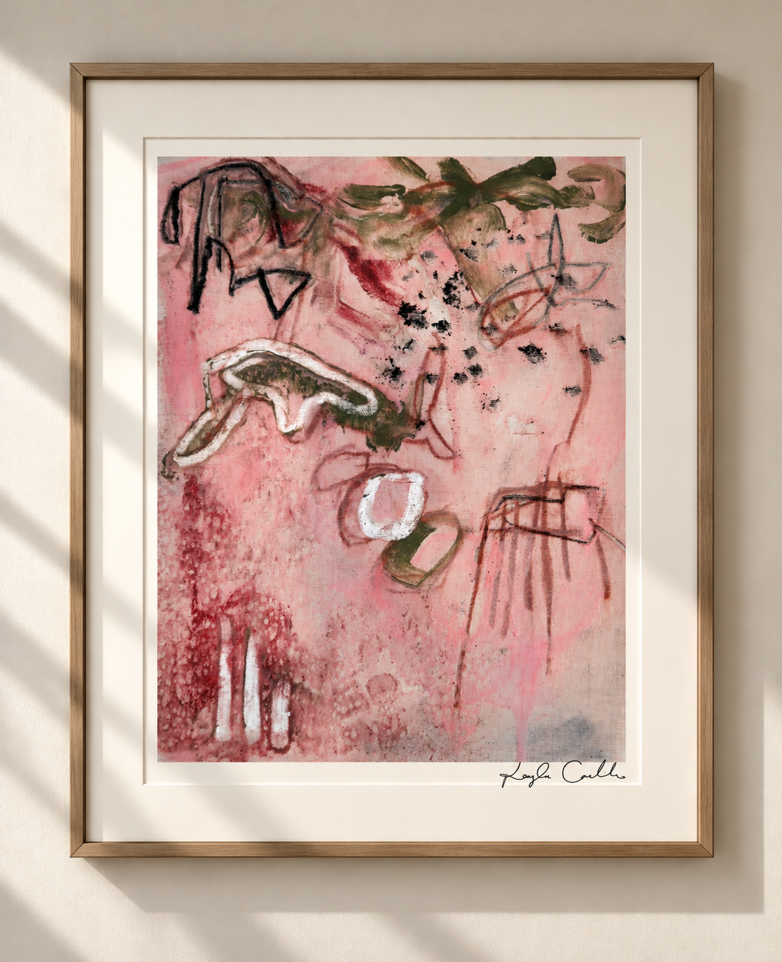 Framed Abstract Expressionist Artwork.png