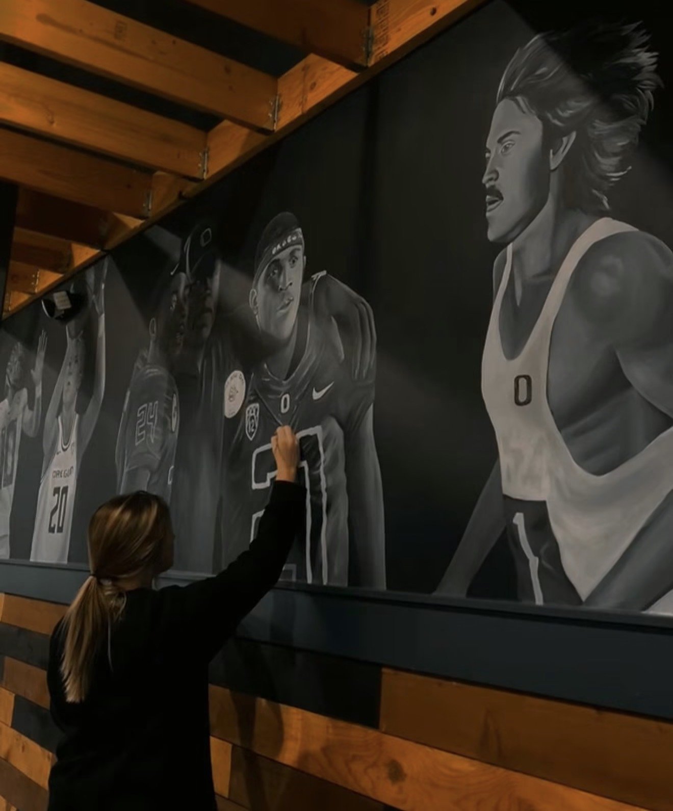 Oregon Legends Murals - Killer Burger Eugene