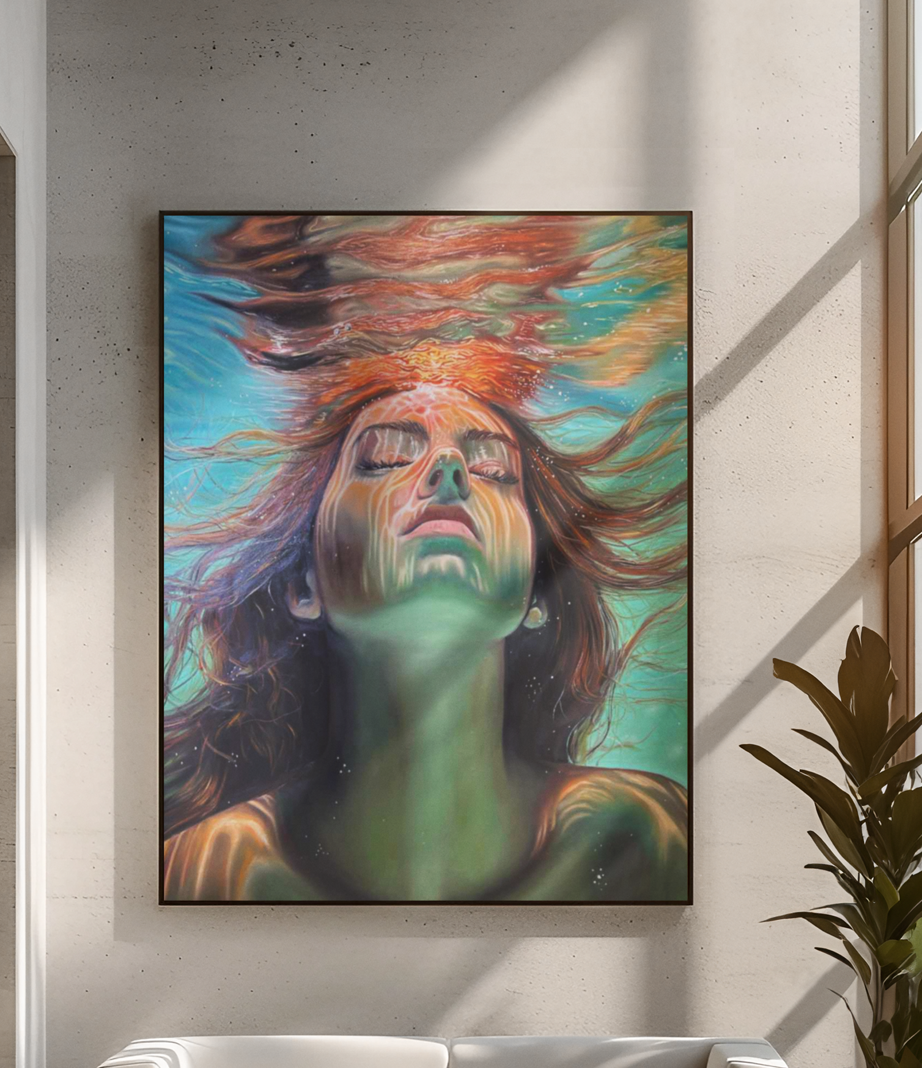 ai-created-mockup-of-a-vertical-art-print-placed-next-to-a-window-m38970.png