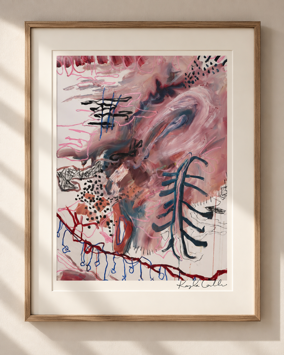 Framed Abstract Expressionist Gallery Print.png