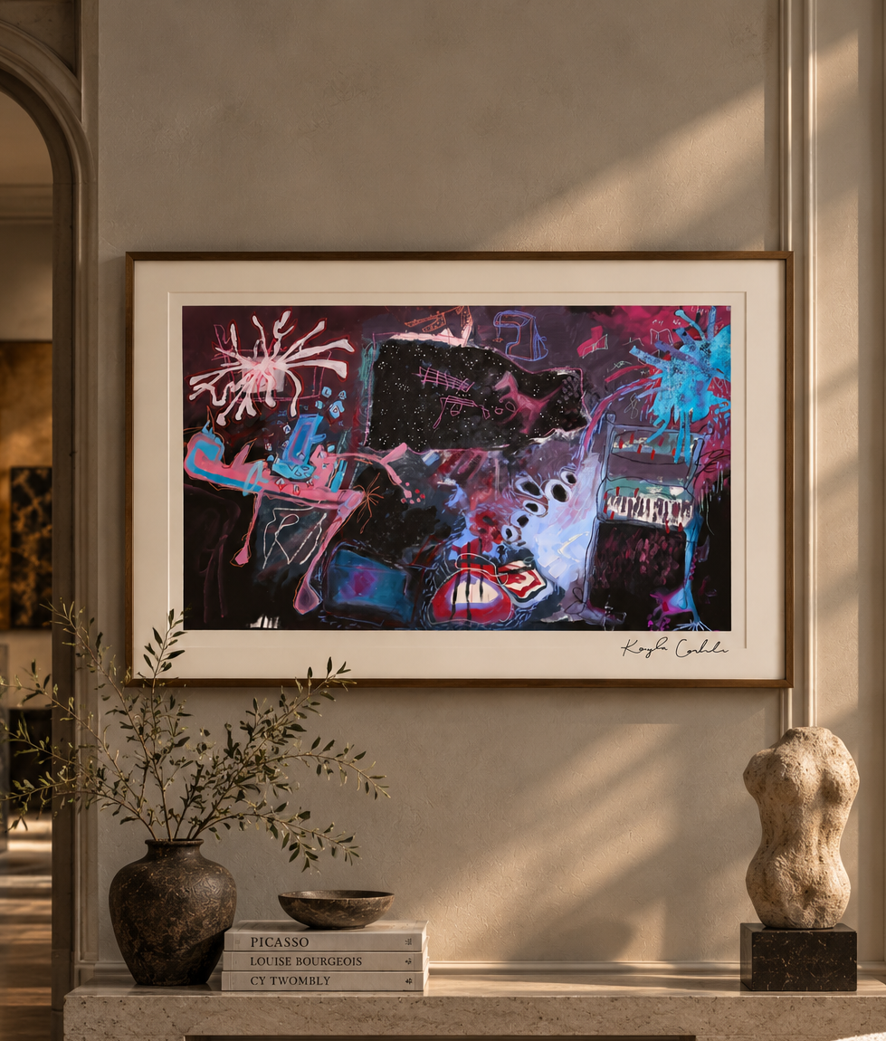 Moody Gallery Living Room with Neon Abstract Art.png