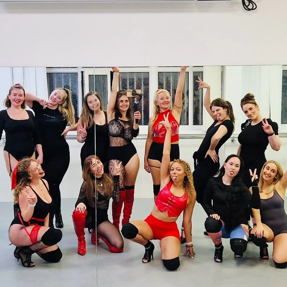 When you&rsquo;re standing in front of a mirror wall for over an hour, it&rsquo;s hard not to see yourself&mdash;really see yourself.🪞 When I first took a heels class, I spent so much time overthinking how I looked or how well I was following along,