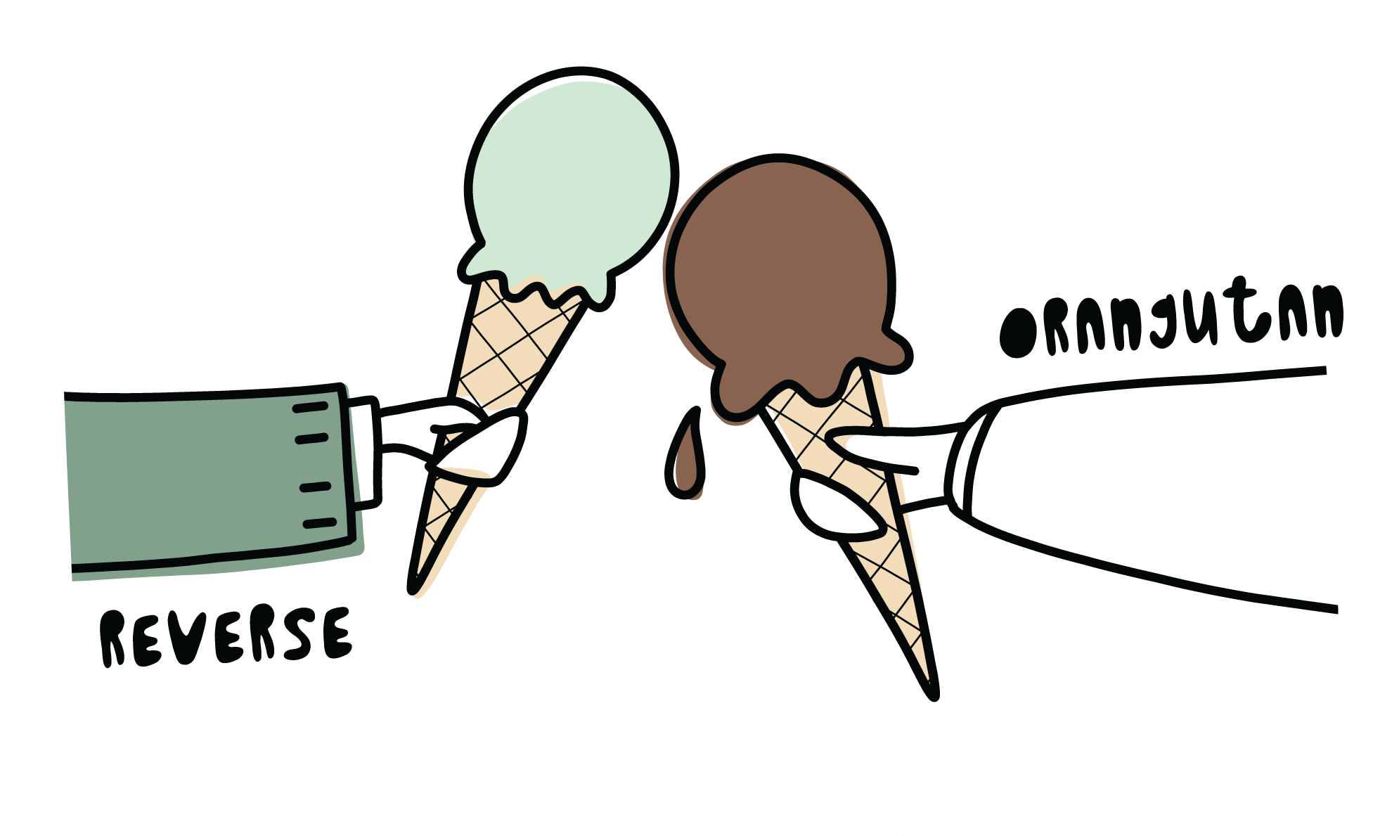 Reverse Orangutan Roaster Sticker - 2020