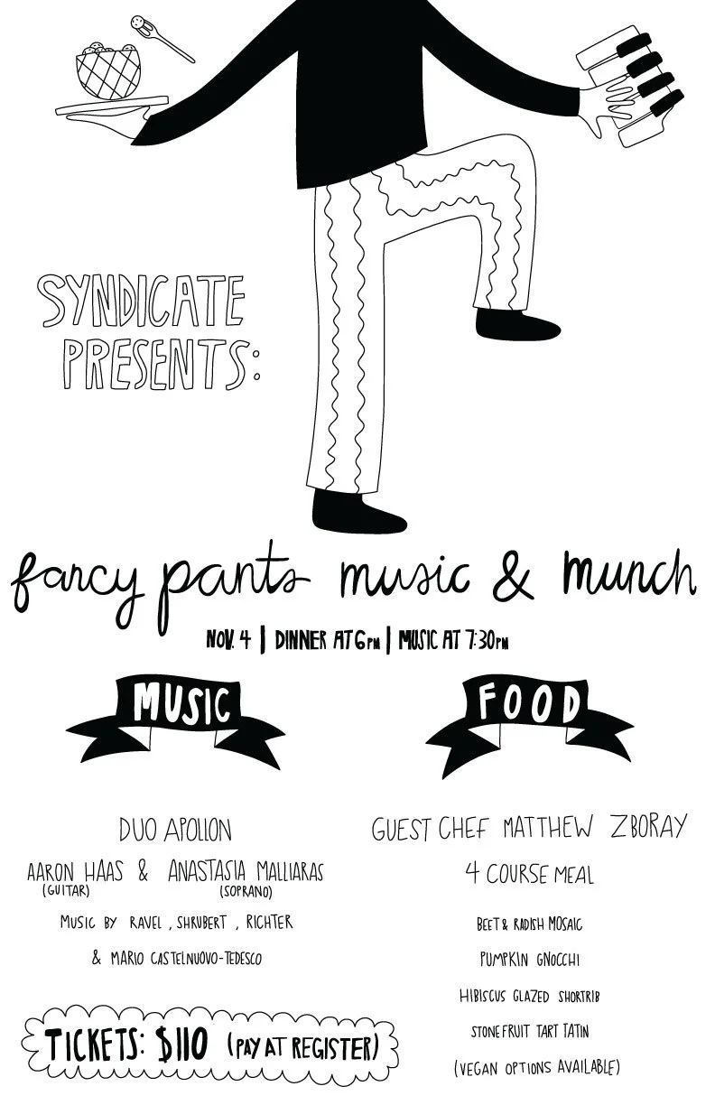 Syndicate Coffee and Bakery Event poster - 2022