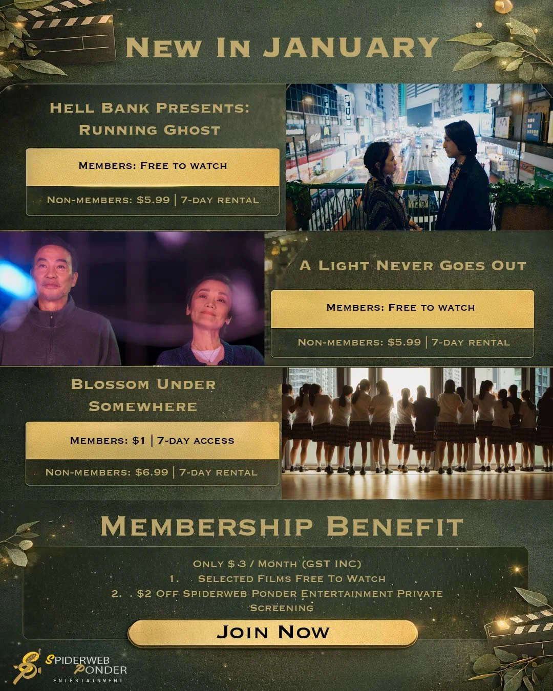 🎬 New in January | Begin the year with stories that stay with you