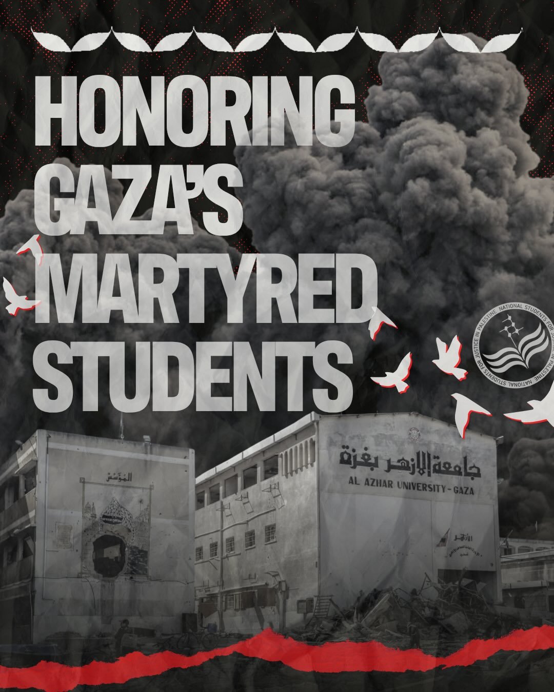Over the last 3 years, Gaza&rsquo;s universities, libraries, and scholars have been systematically targeted in a deliberate attack on Palestinian life itself, all bankrolled by complicit Western institutions we attend and are graduating from.

As stu
